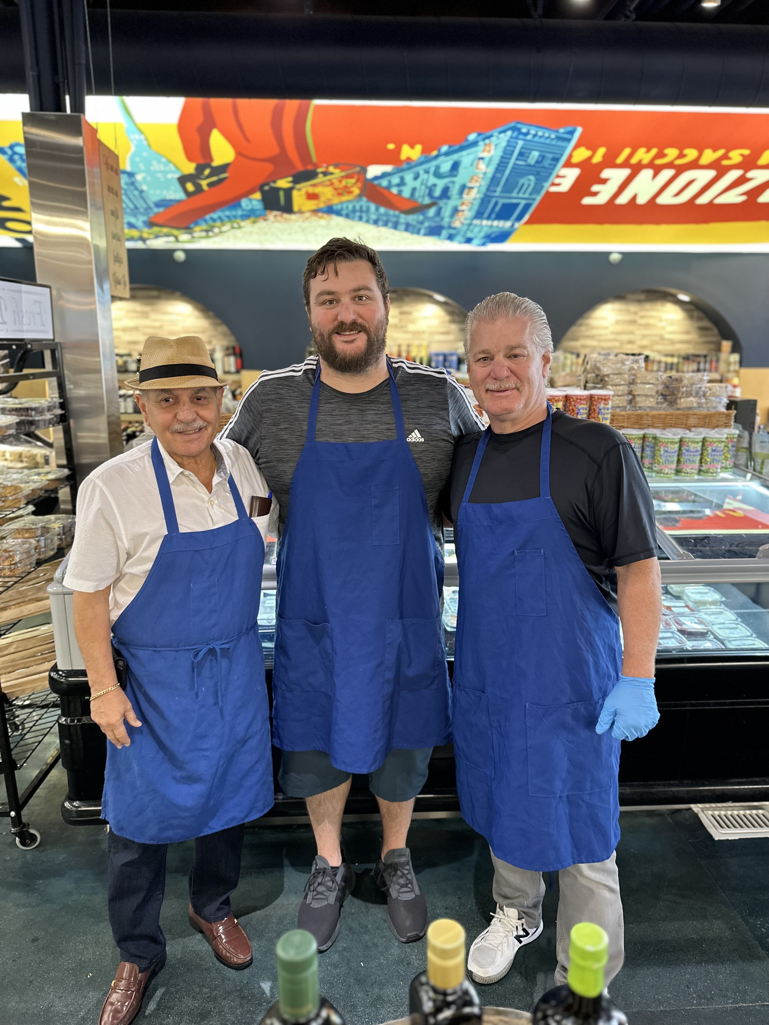 Left to right - Buddy Galletti, his grandson Buddy Galletti and his son Sam Galletti