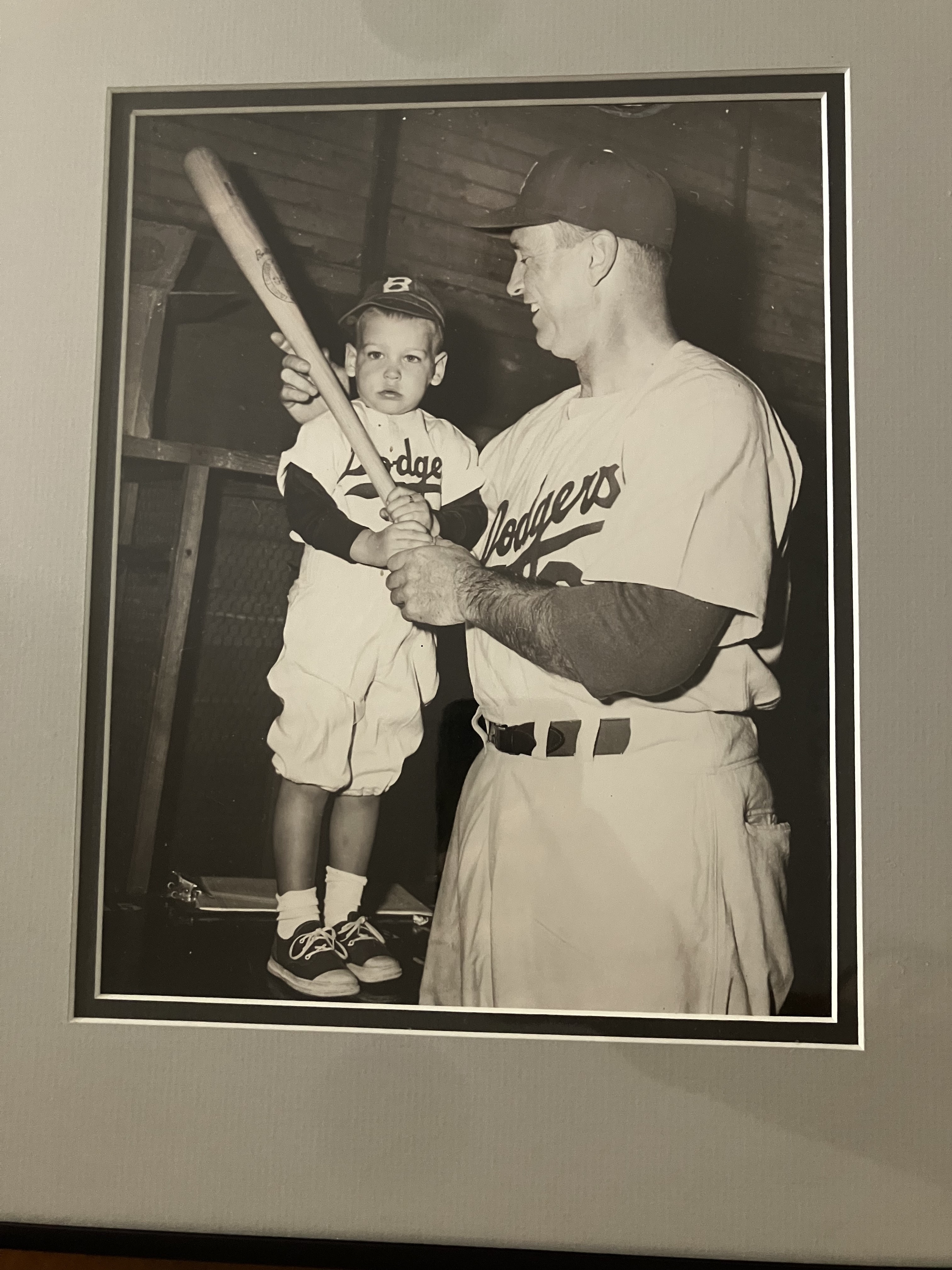 Rob at his first spring training