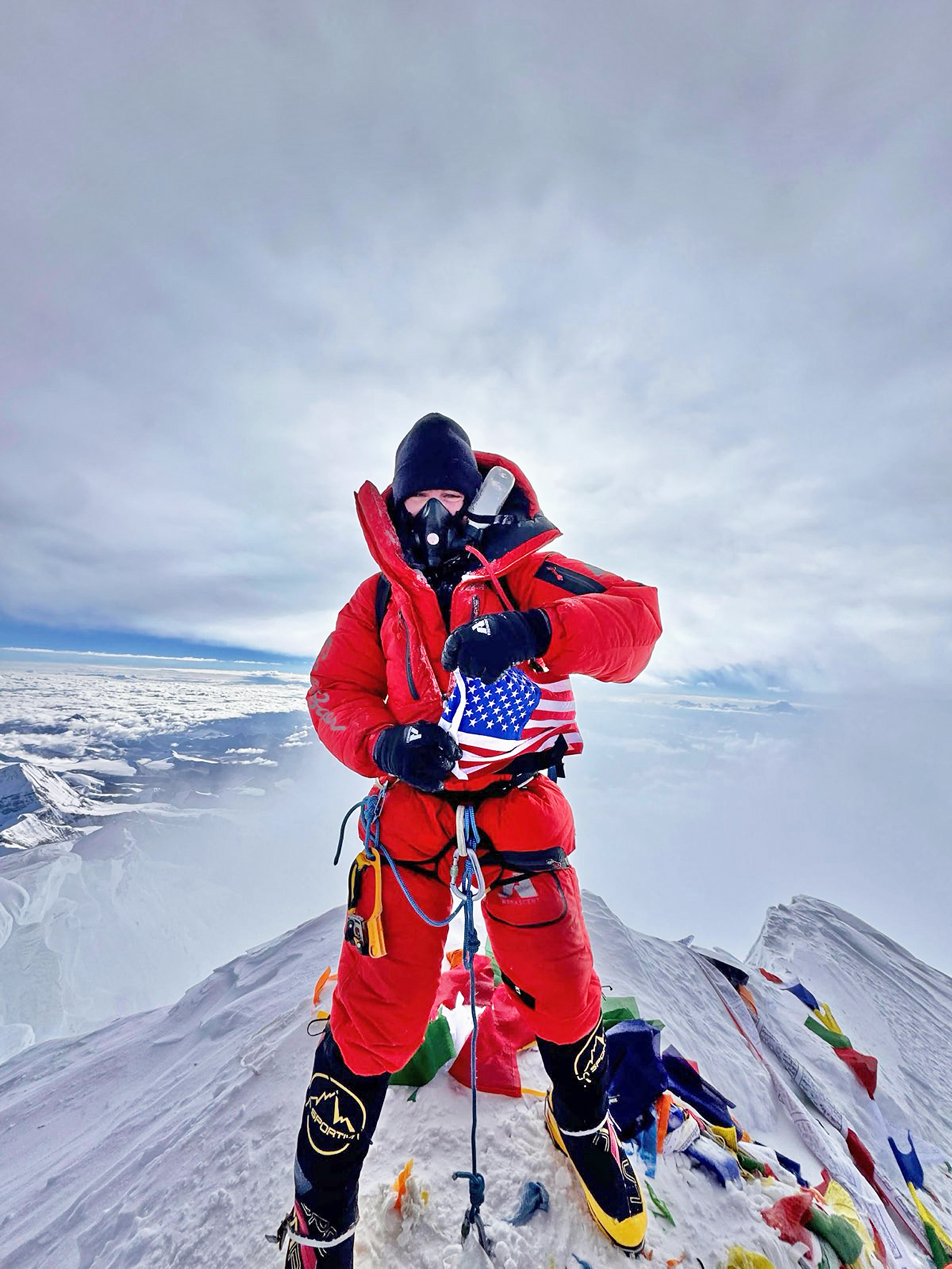 Reaching the summit!