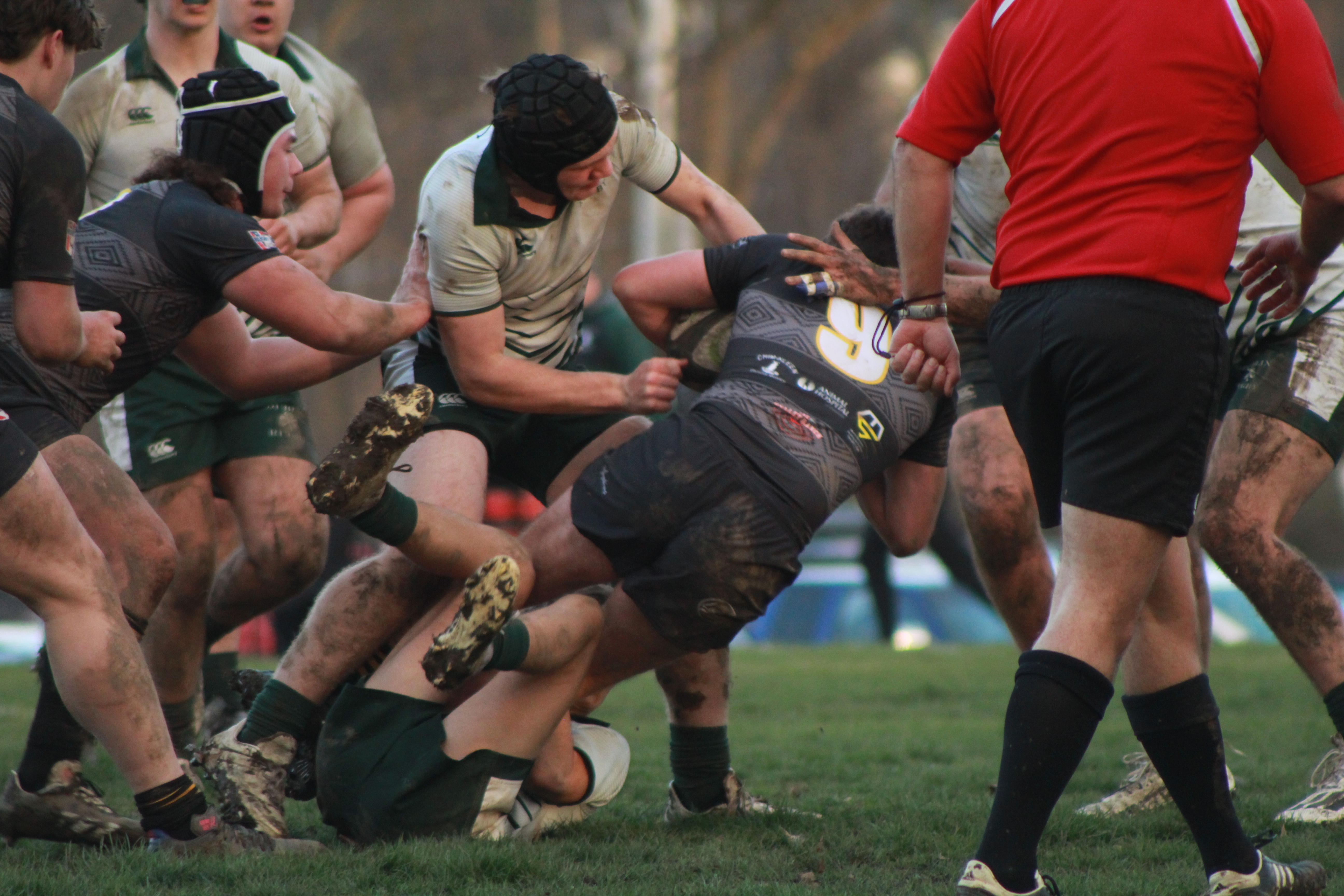 Daiker holds down the “hooker” position.