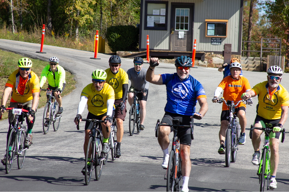 Mike Rowland at the 2024 Finish Line