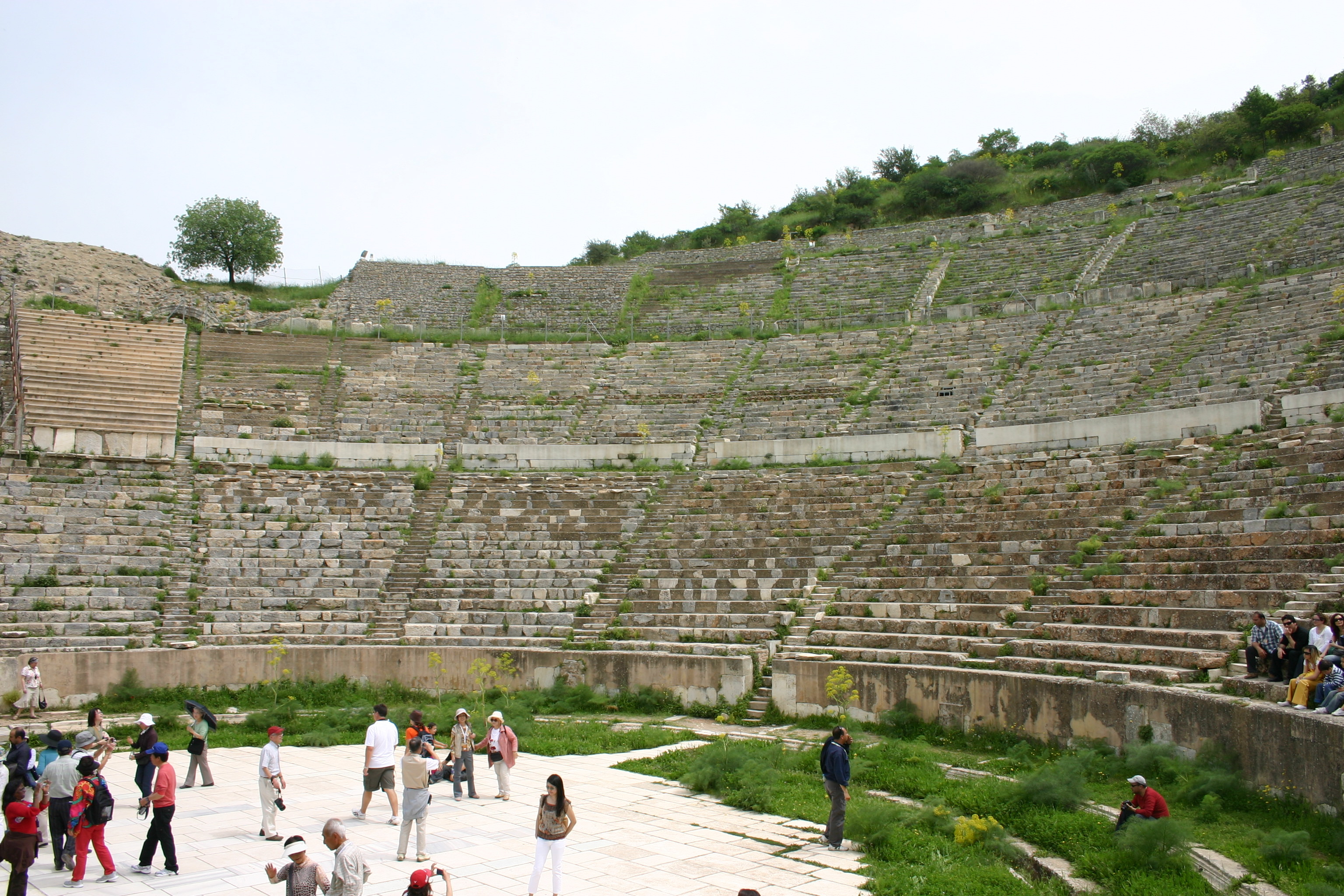 The Amphitheatre at Ephesus, able to accommodate some 24,000 people