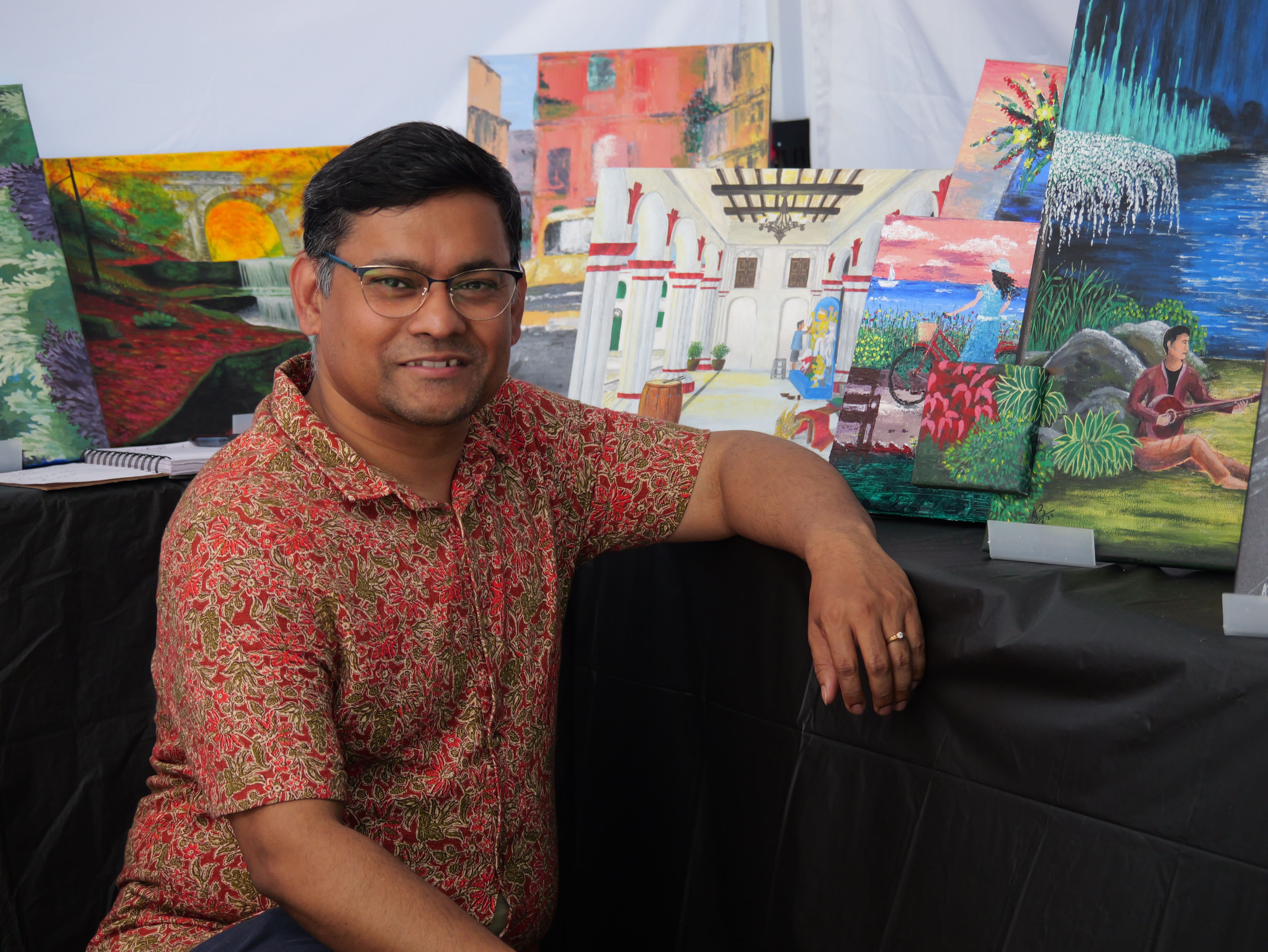 Ananda Basak at the Mill Creek Festival. Photo by Jody Bossert