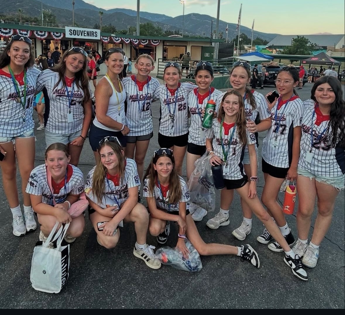 Team with Jamie Miller, who was the team advocate and travel Mom.
