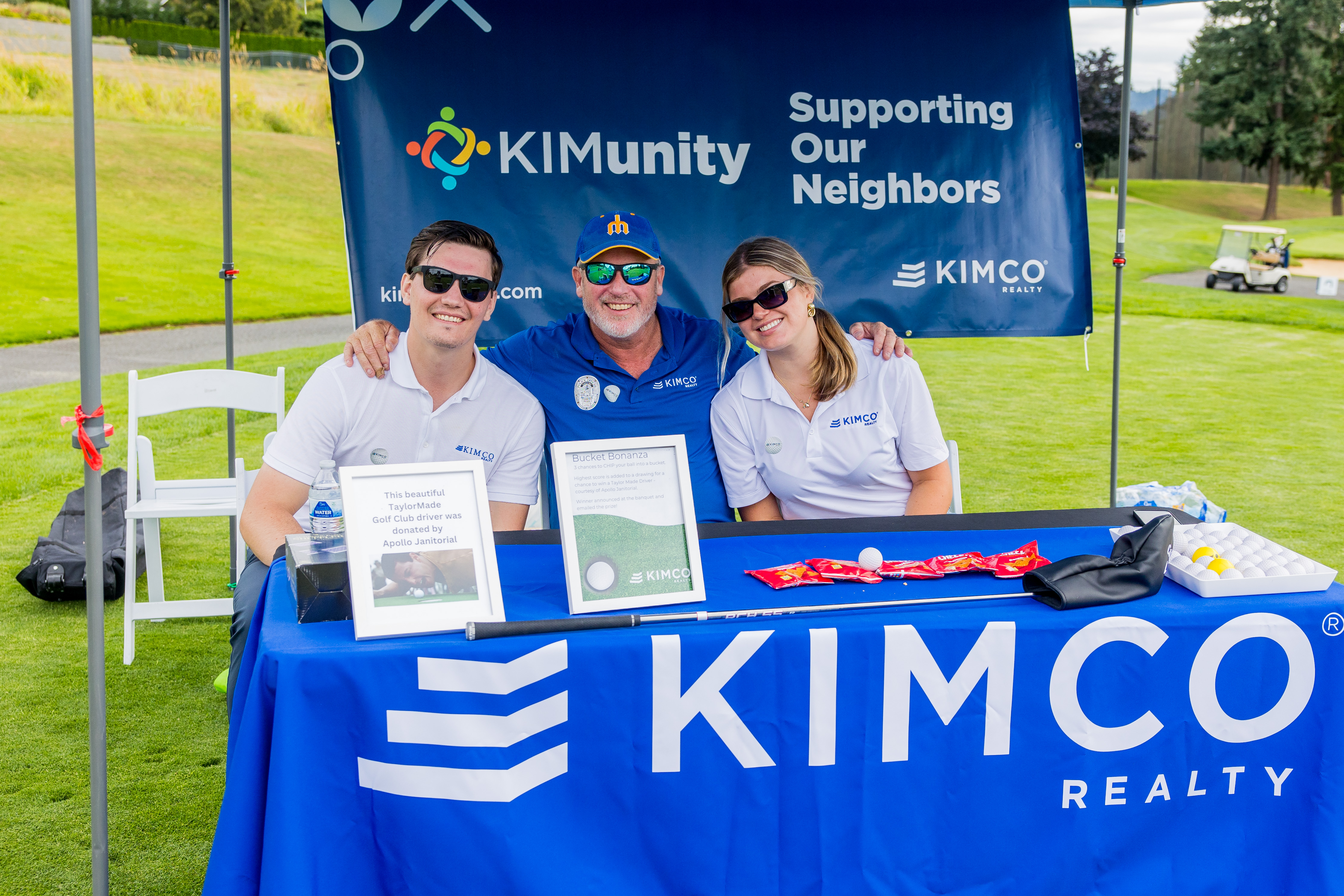 Kimco employees enjoyed their day.