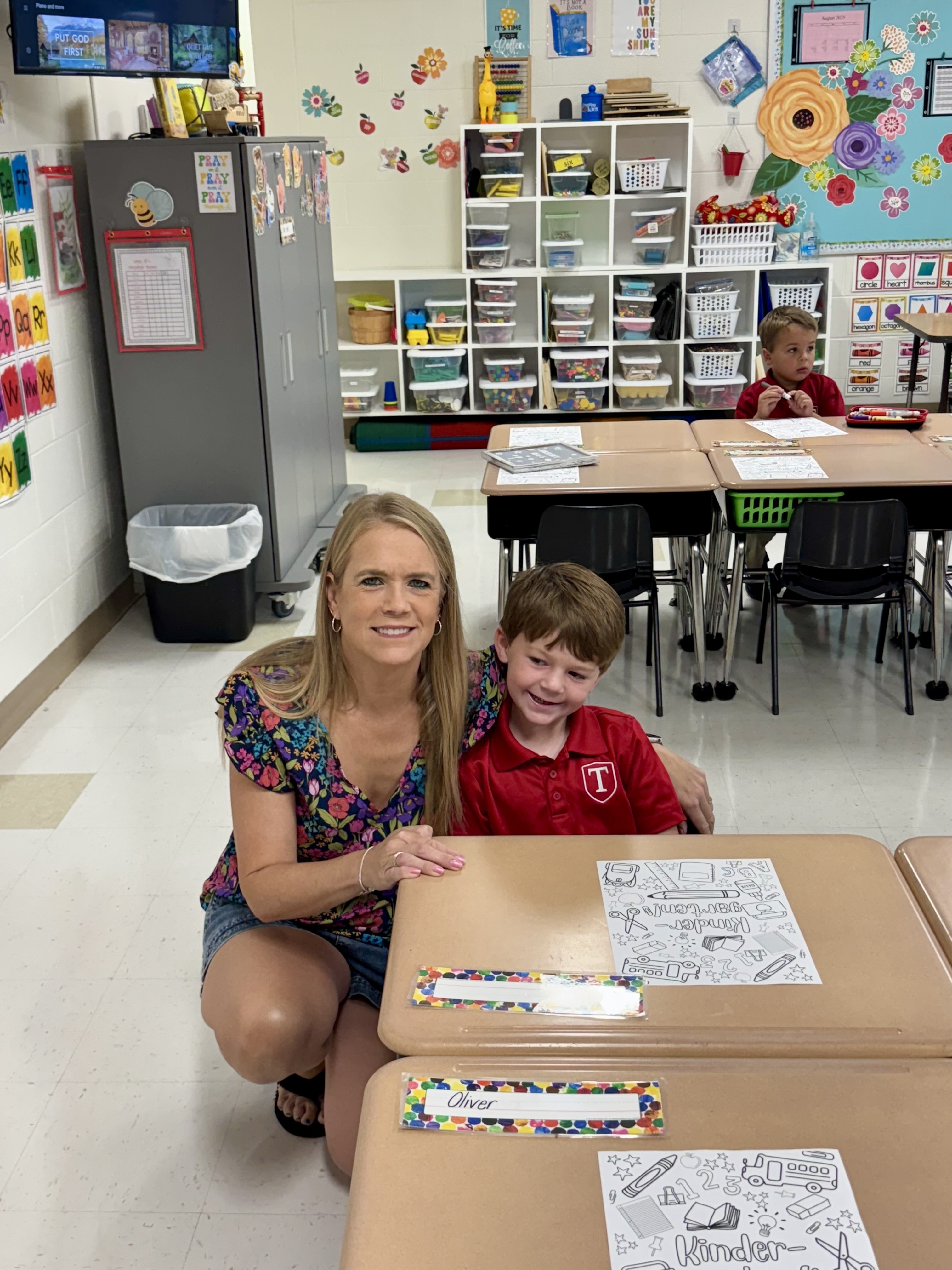 First day of Kindergarten for Layne Rice