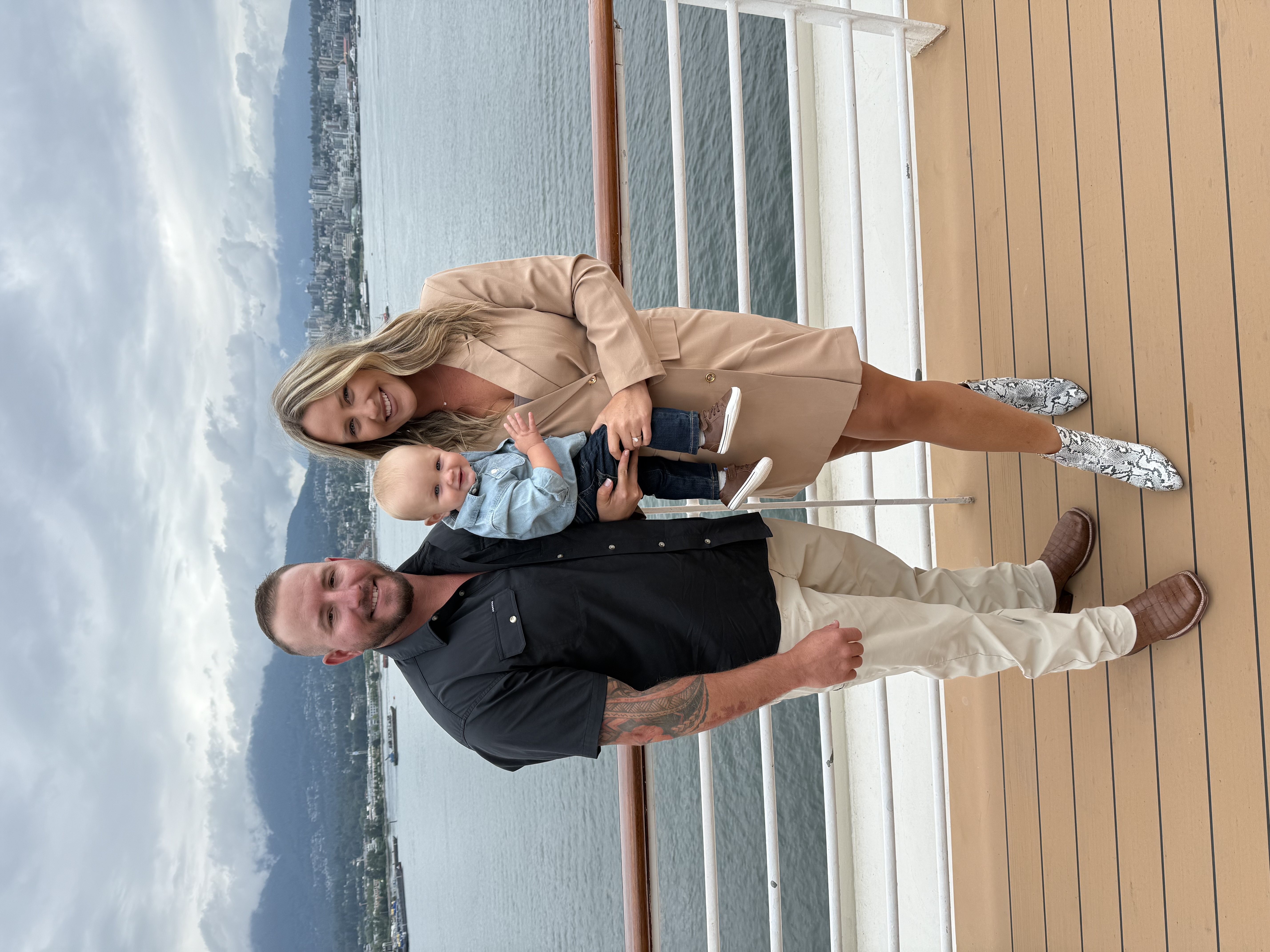 Onwer Dakota Bradham with his beautiful family