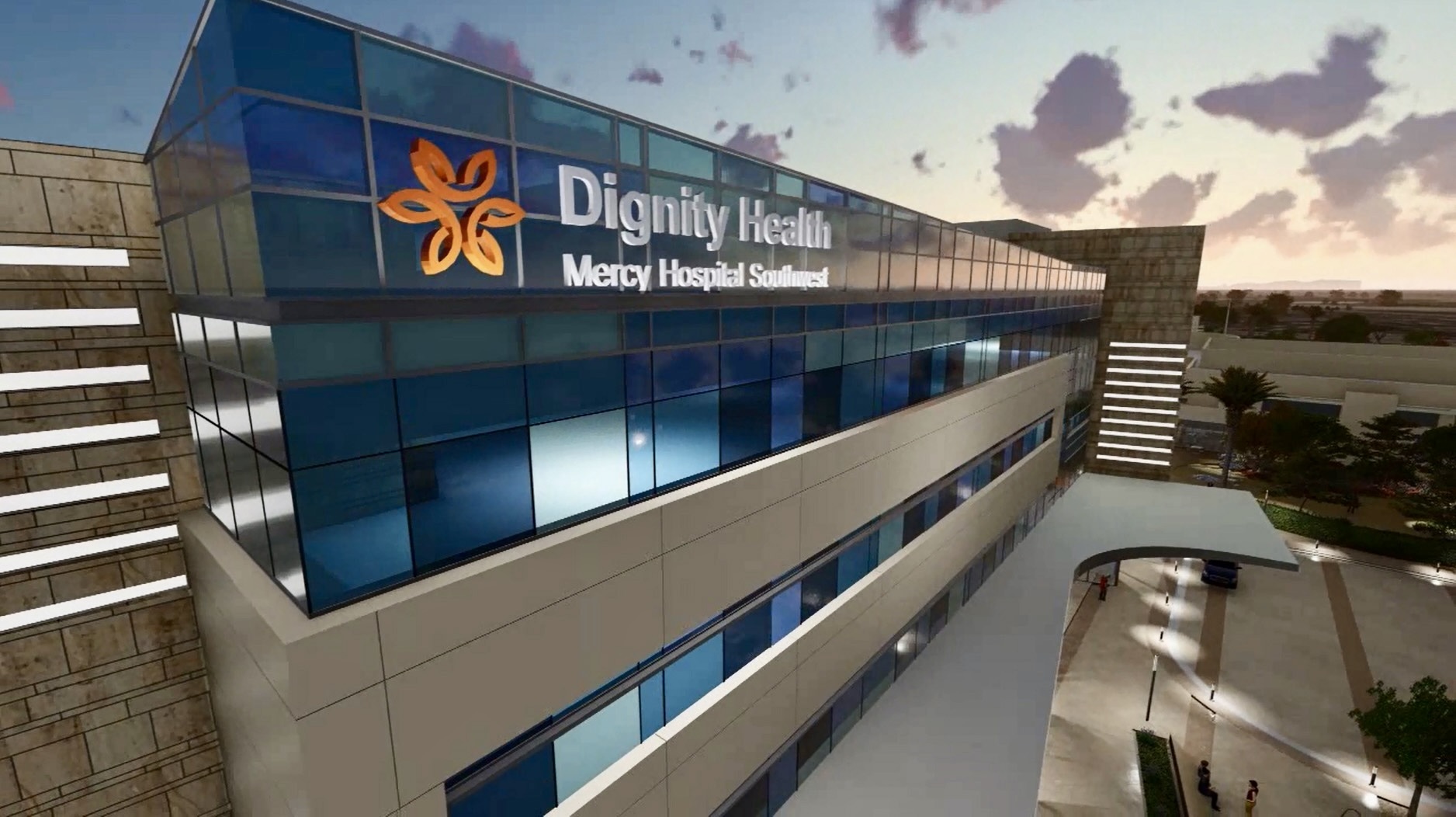 Mercy Southwest - Thomas M. Hardt Tower Rendering