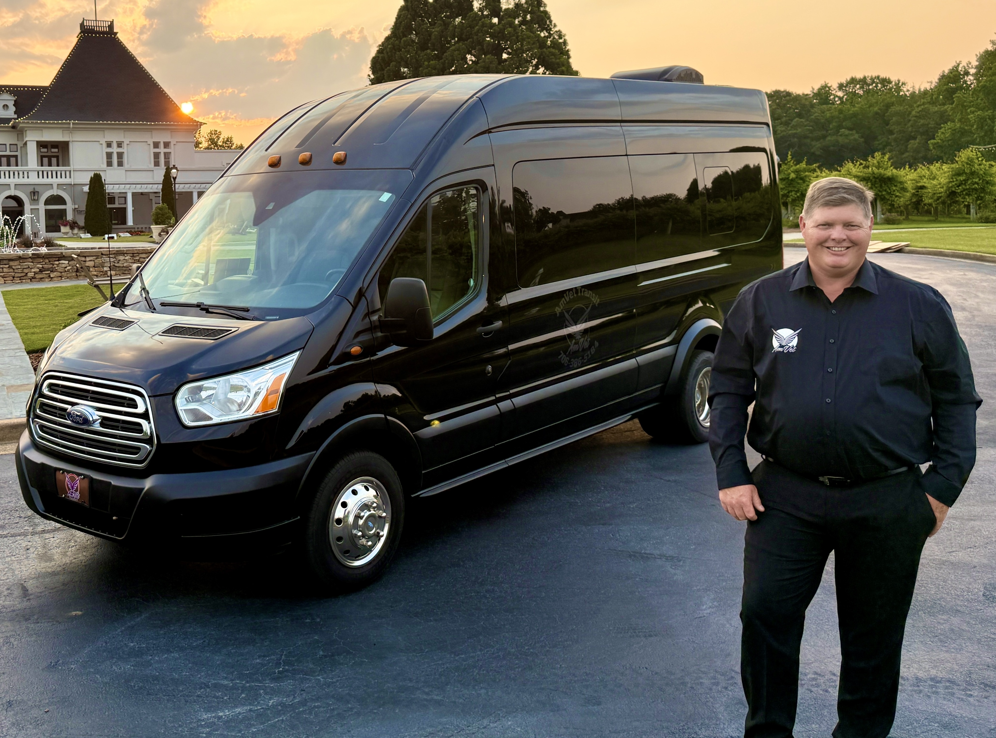 Ted with his newly remodeled van