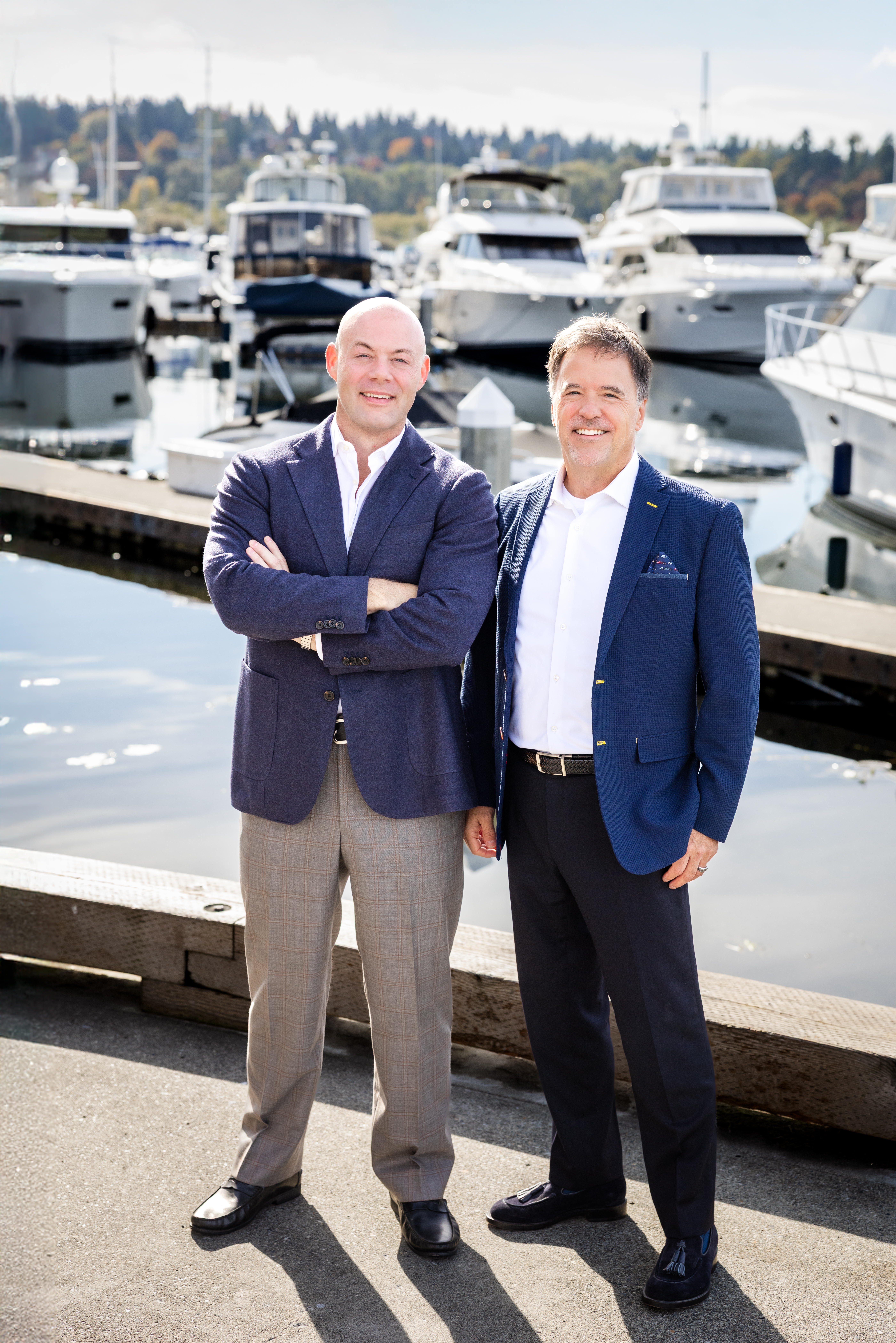 From left, Nick Anderson and Jeff Rogers. Photo by Krista Fleming