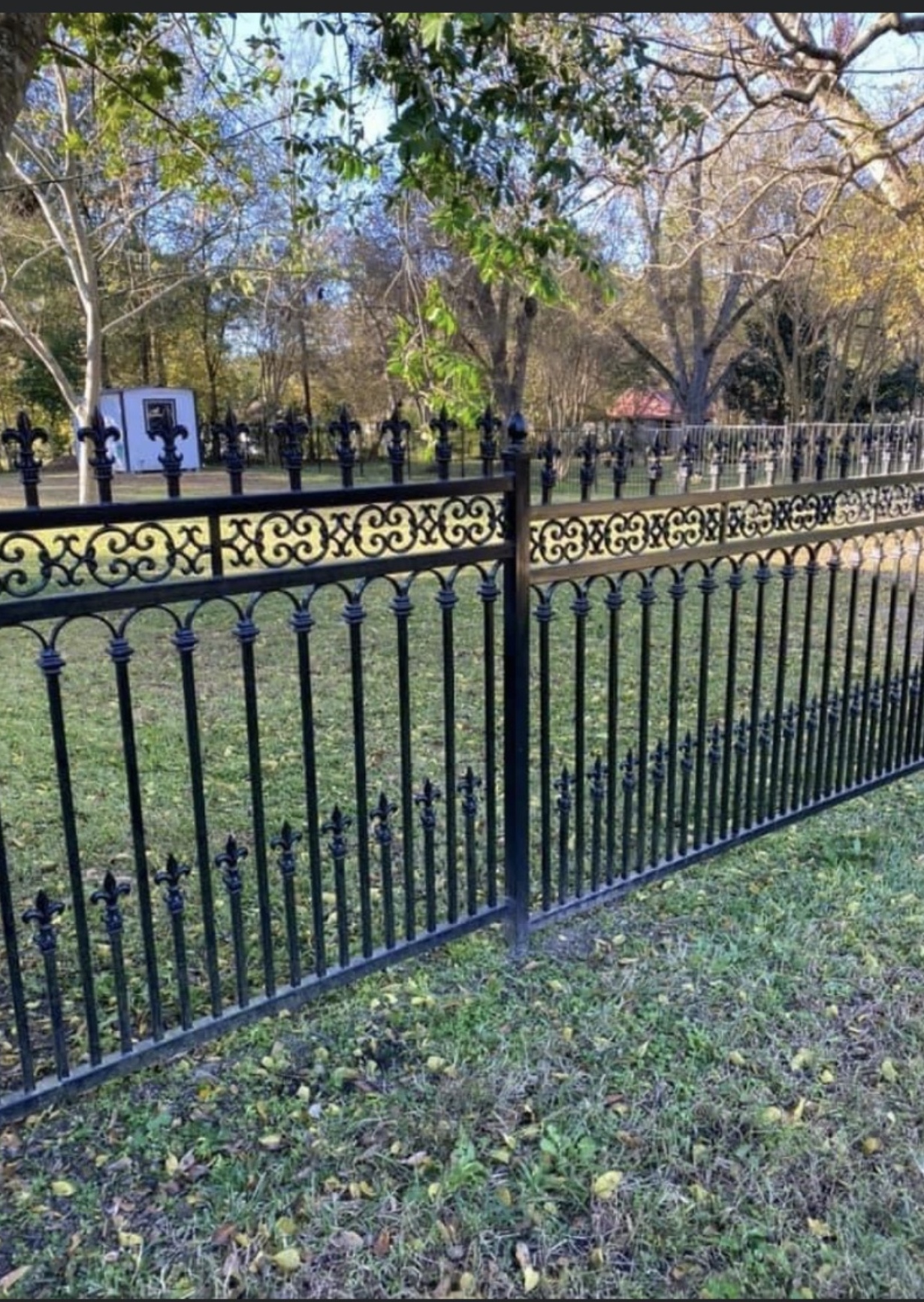 Custom Wrought Iron Fence