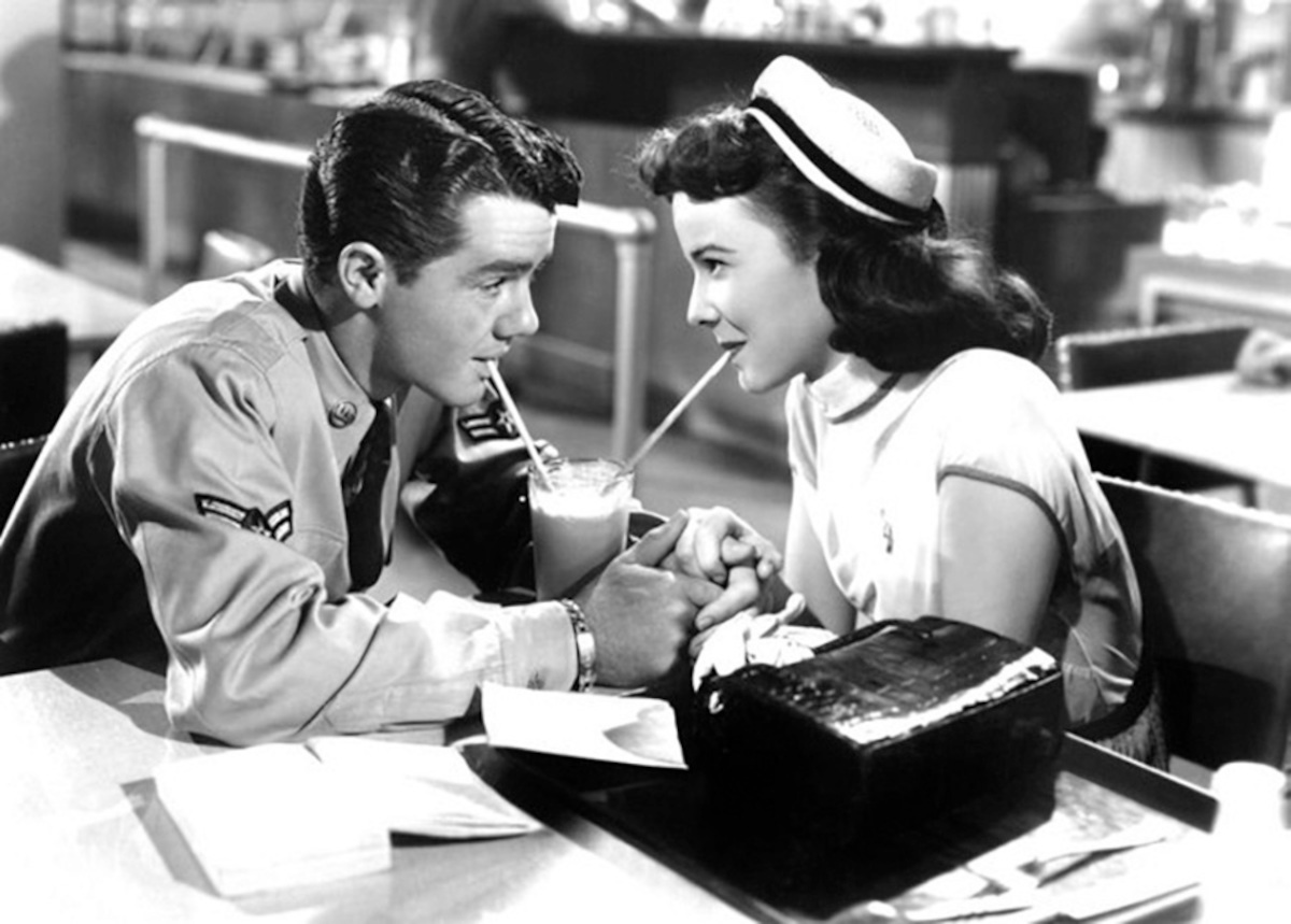 Ron and Janice Rule in Starlift (1951)