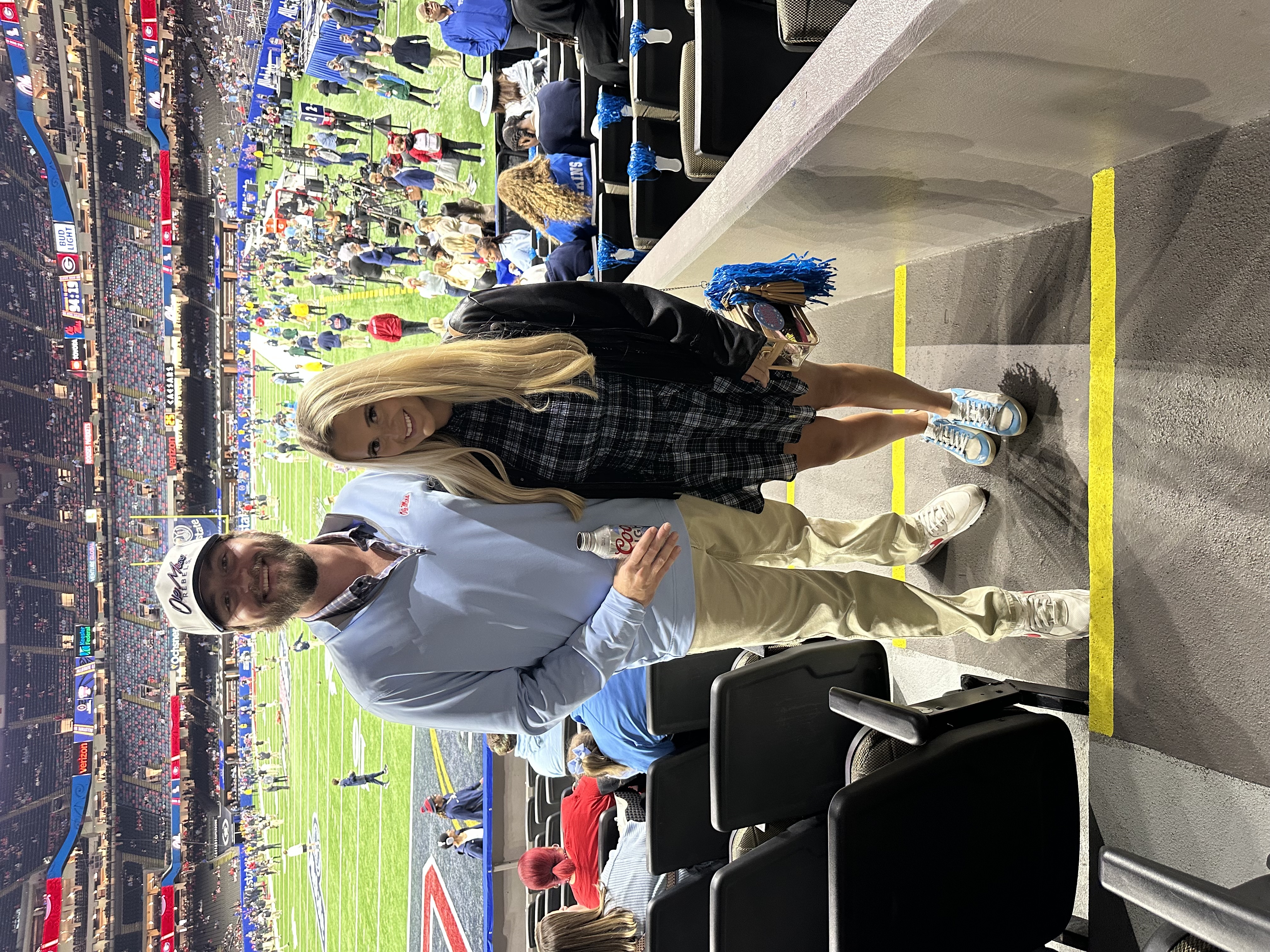 John and Mary Katherine Wright enjoying the Sugar Bowl in New Orleans!