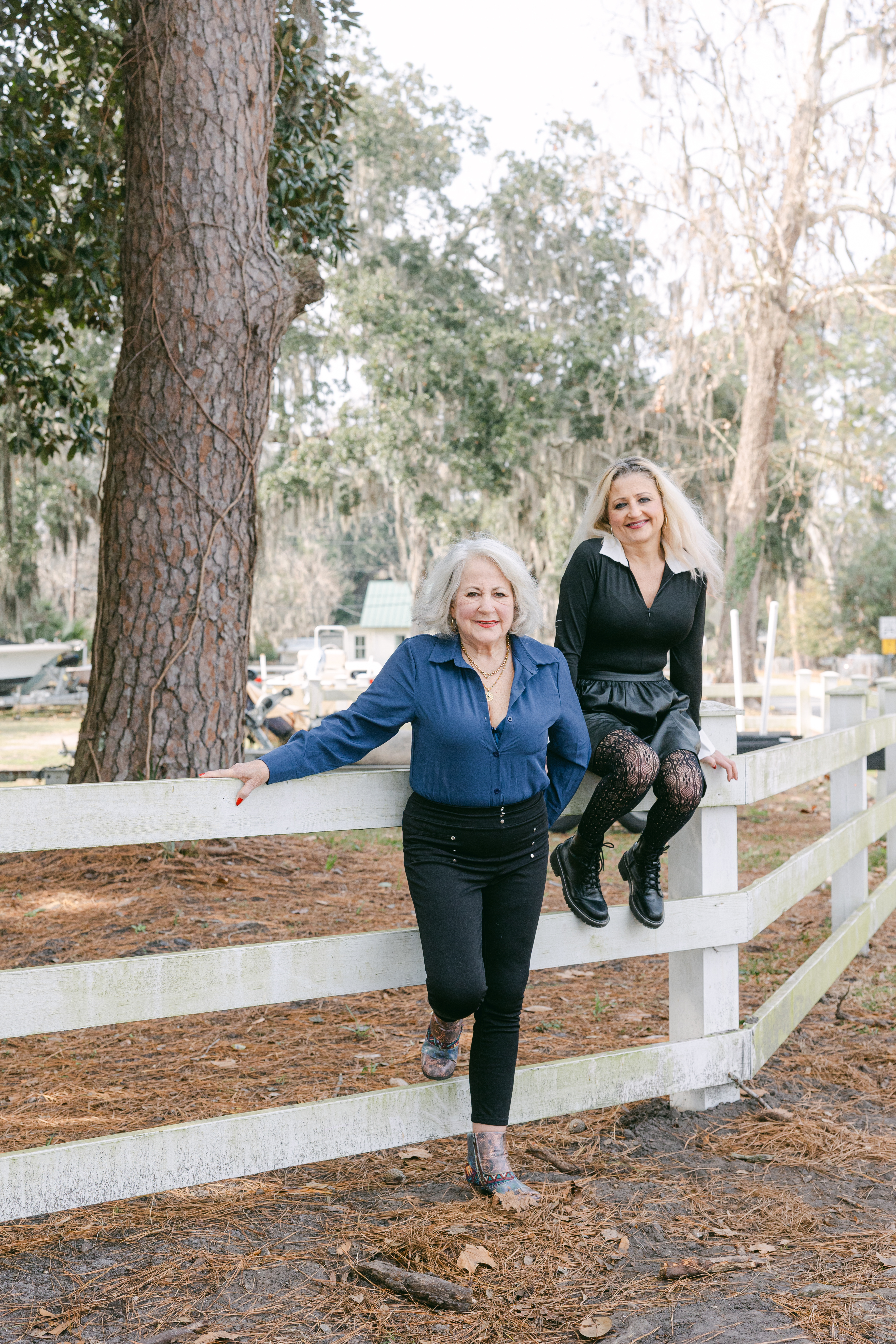 Isle of Hope Residents Jan Hoover Johnson (left) and her daughter, Abby Johnson (right)