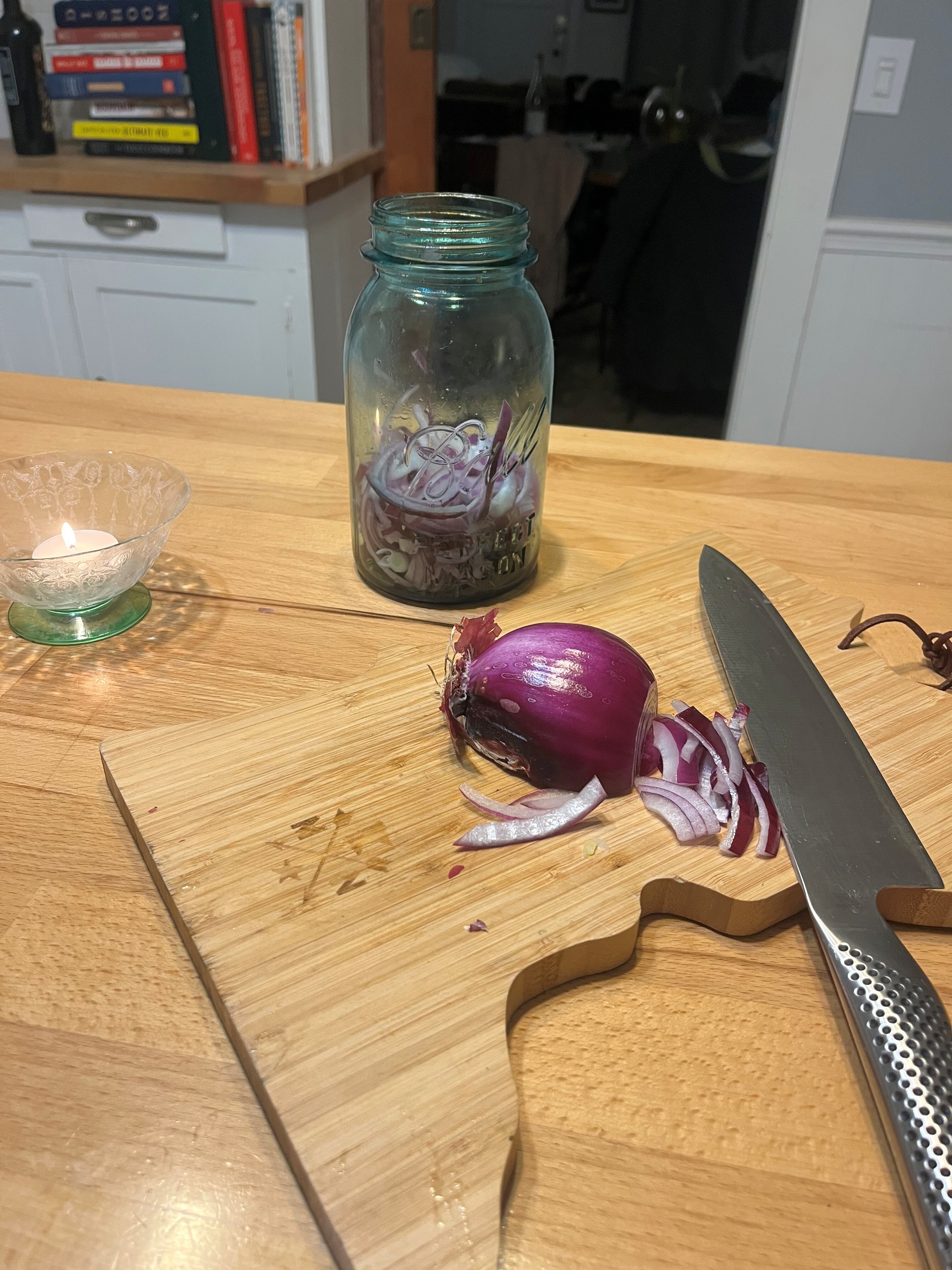 Pickled Onion Prep