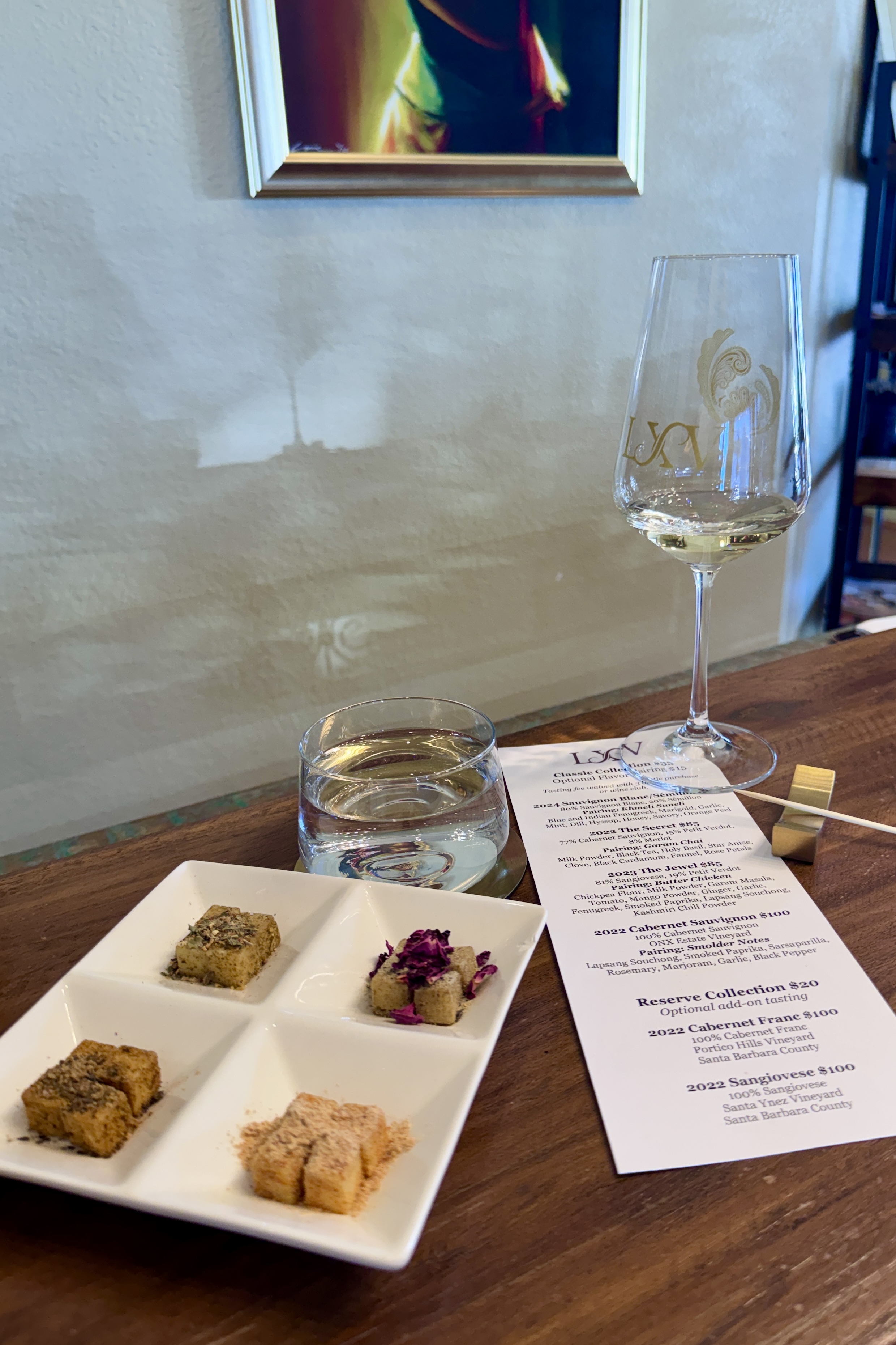 Wine tasting with spice-coated cheese … a unique experience you’ll love