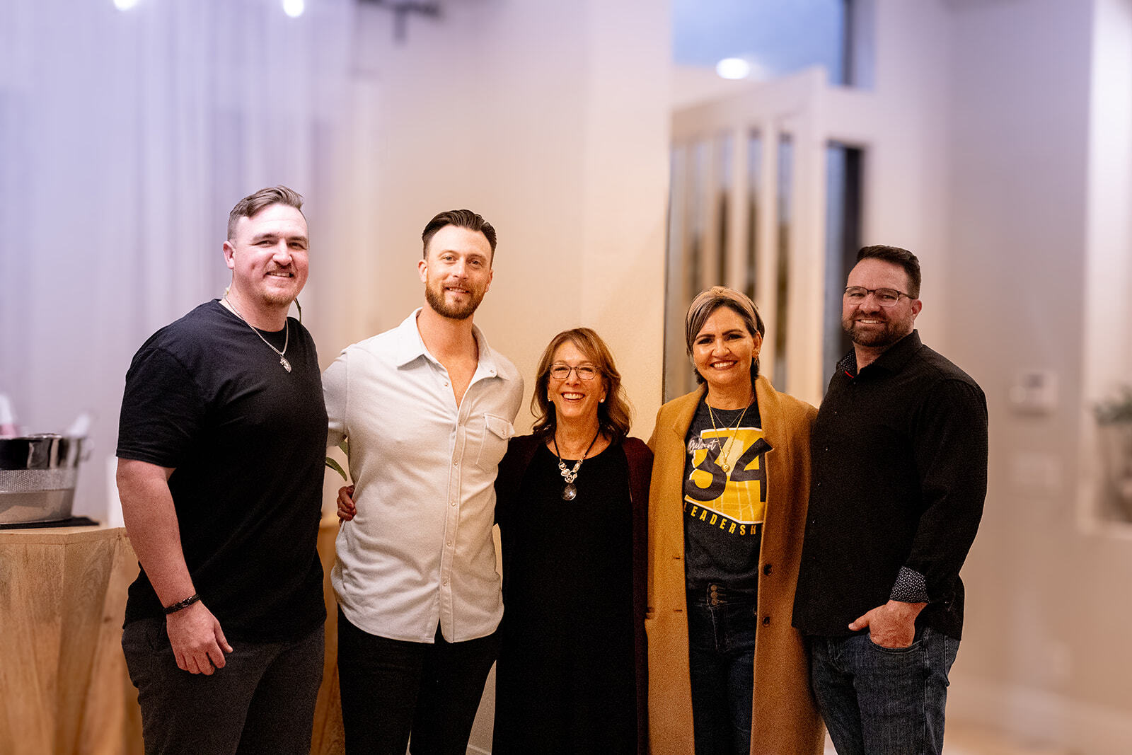 Christine, Clint and Beck with One Hope Wine, Jacqueline with House of Refuge and Matt Dallas Publisher of  Stroll Seville