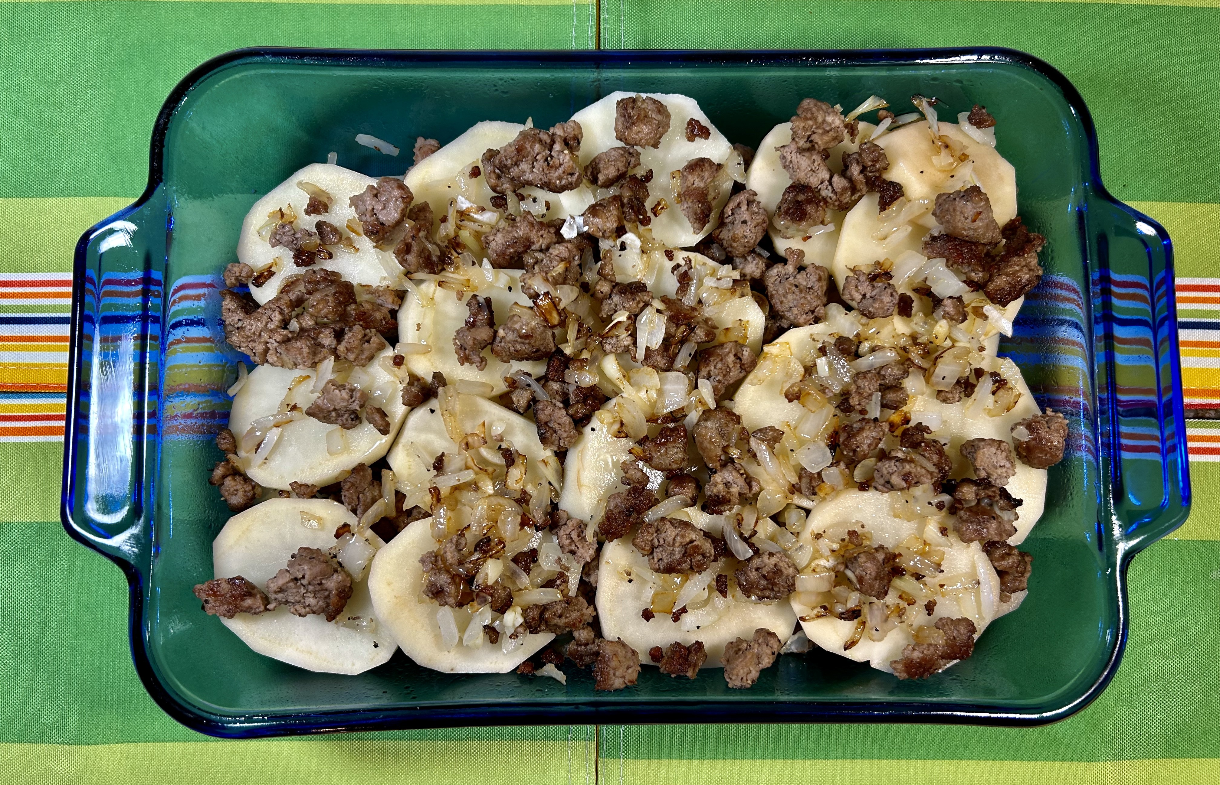 Layers of Potatoes and Lamb