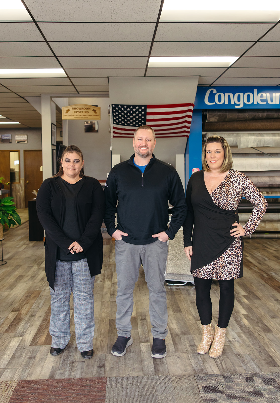 Shari Ayala, Derek Krasuski, Misty Hollabaugh (left to right)