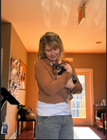 Pets are unhoused too! One of our staff caring for our unhoused neighbors.