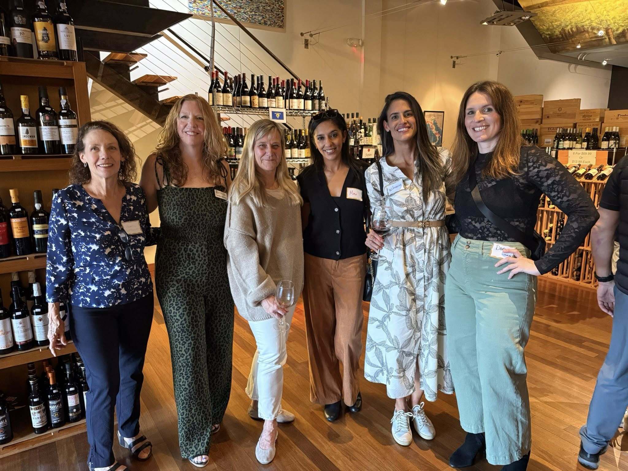 Carol Lippincott, Sandra Bilbray, Lisa Pomeroy, Minu Guram, Wilmarie Strock and Dana Hall