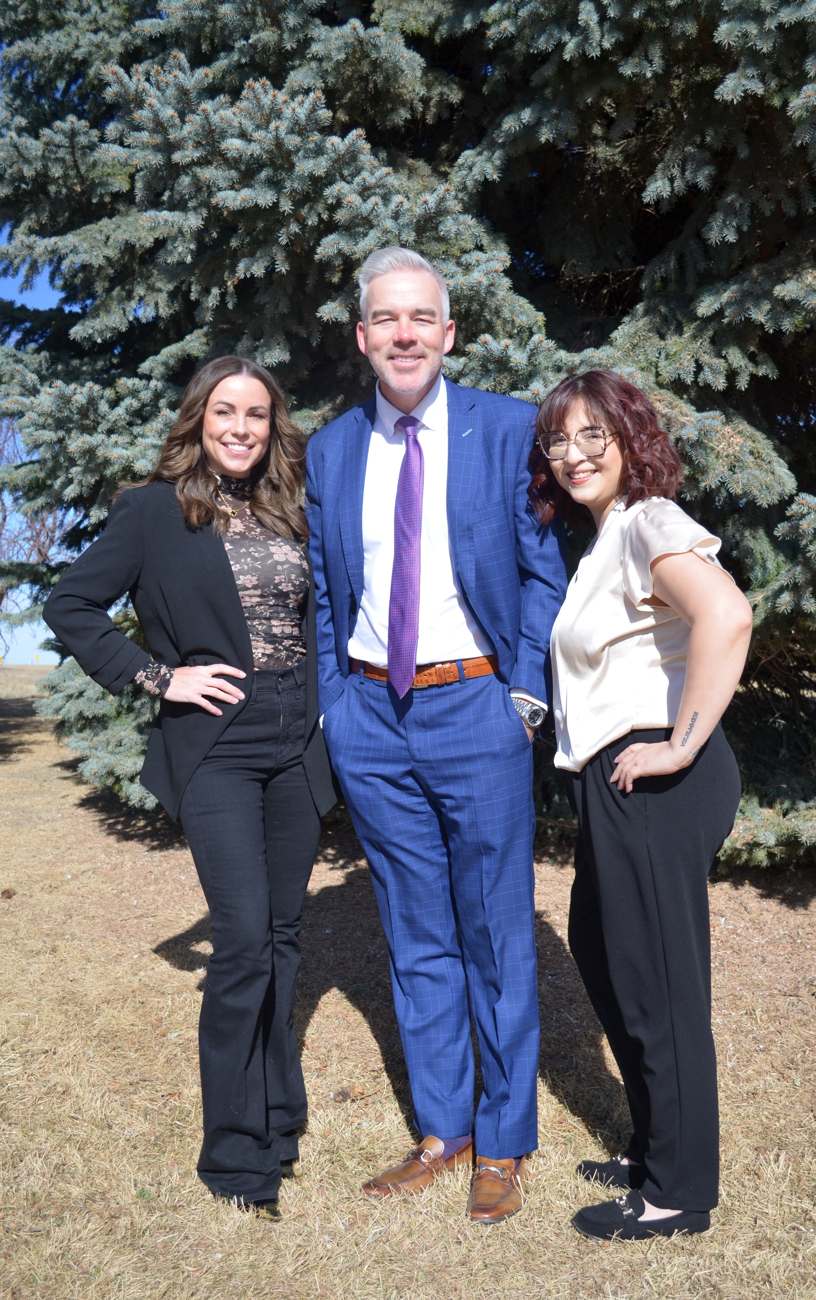 (Left to right) Jennifer, Josh and Aurelia
