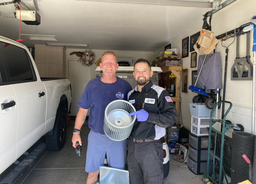 Emergency Air taking care of another happy customer!