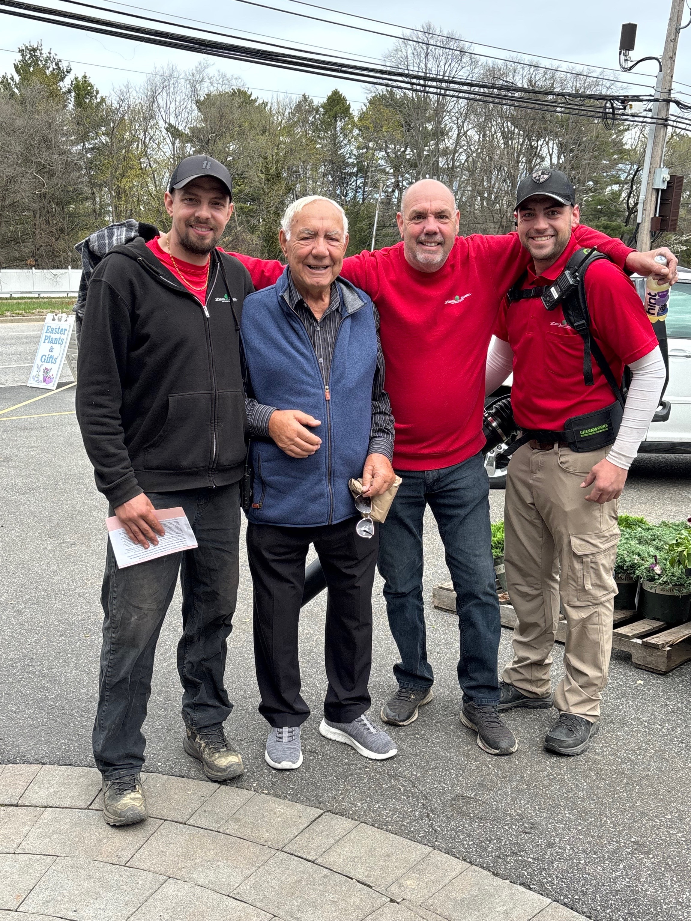 Pictured left to right: Andrew, Louis, Anthony and Tony Zaino