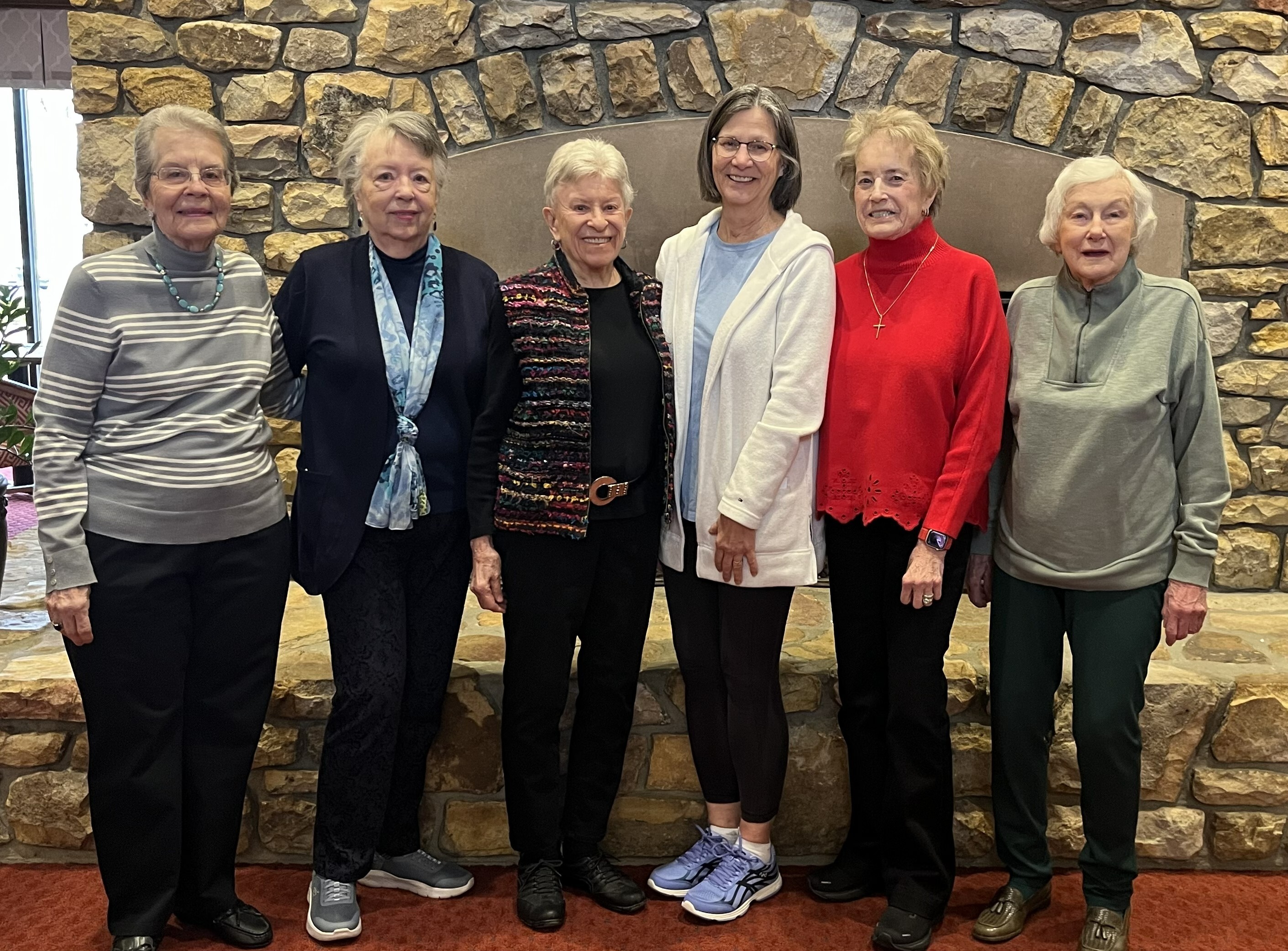 Pictured Left to Right Pat Ely, Elaine Graybeal, Marlene Shang, Beth Huggins, Joyce Jones, Ginny Davies, not pictured Kim Kendrick