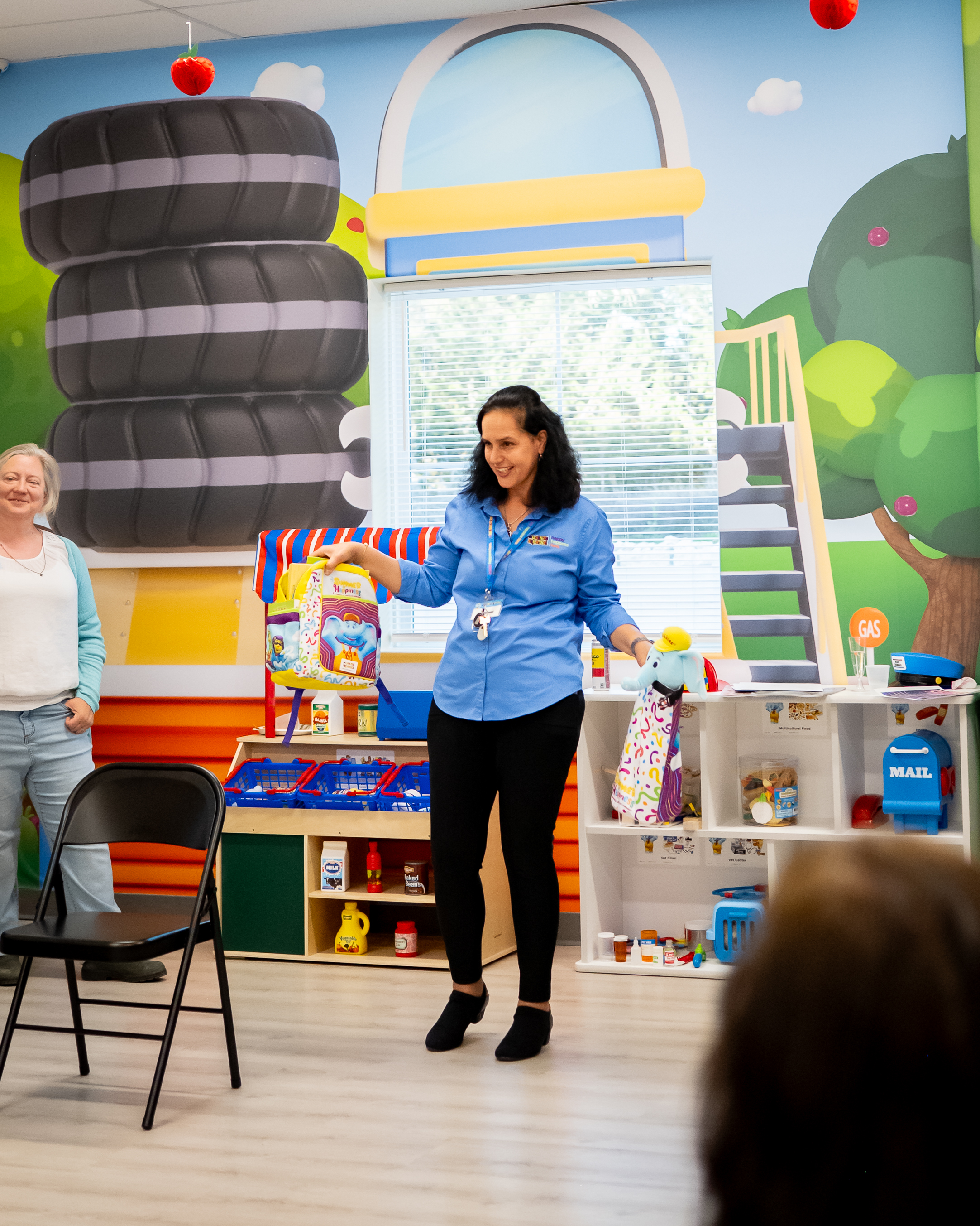 Owner Leena Manwani, making us do math to win the door prize