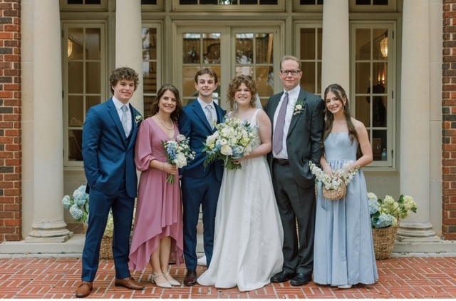 John Calvin (son), Missy Huntley (Mom), William (son), Lauren (daughter-in-law), Ken (husband) and Rosemarie (daughter)