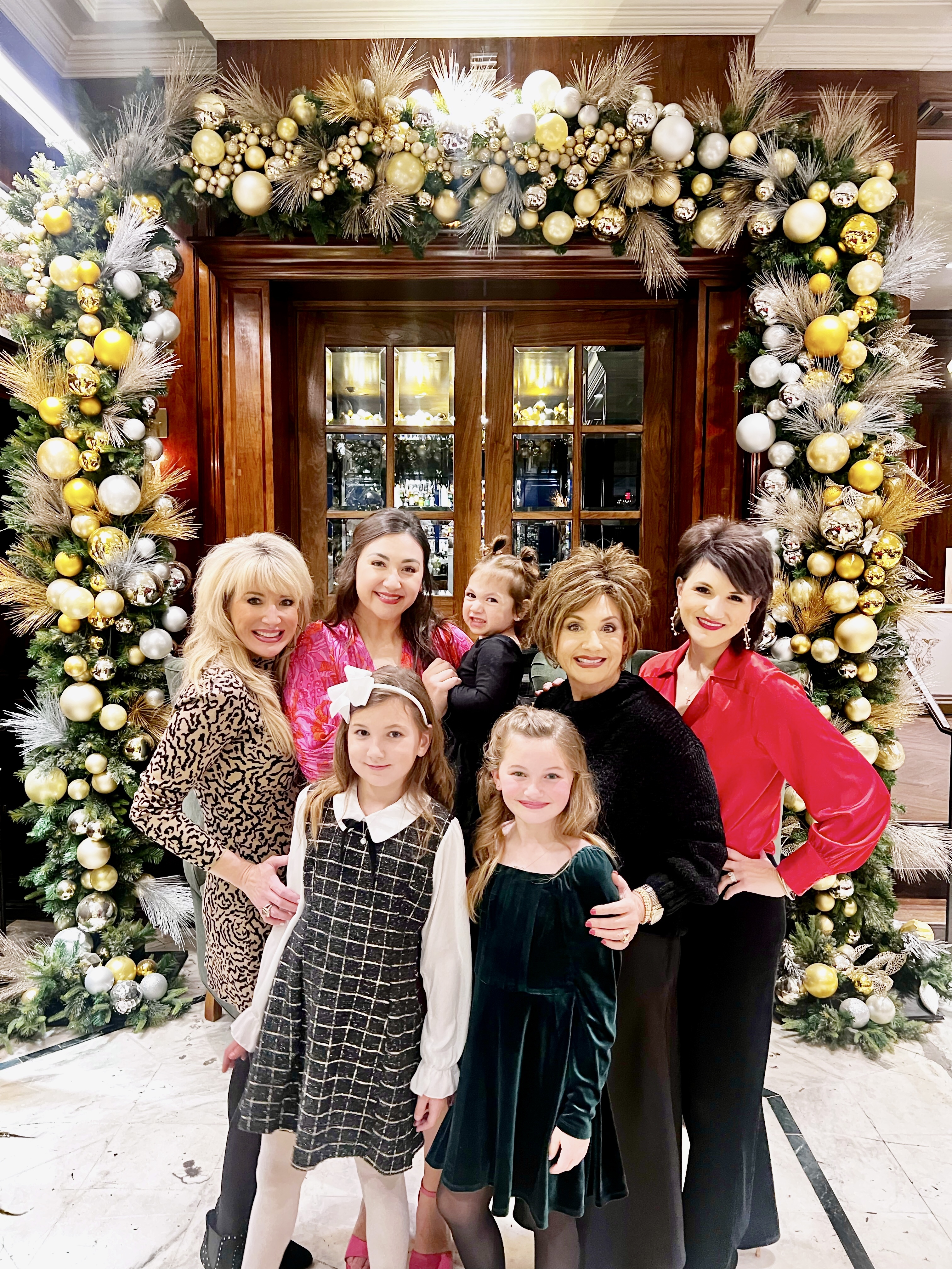 Our three daughters and three granddaughters.