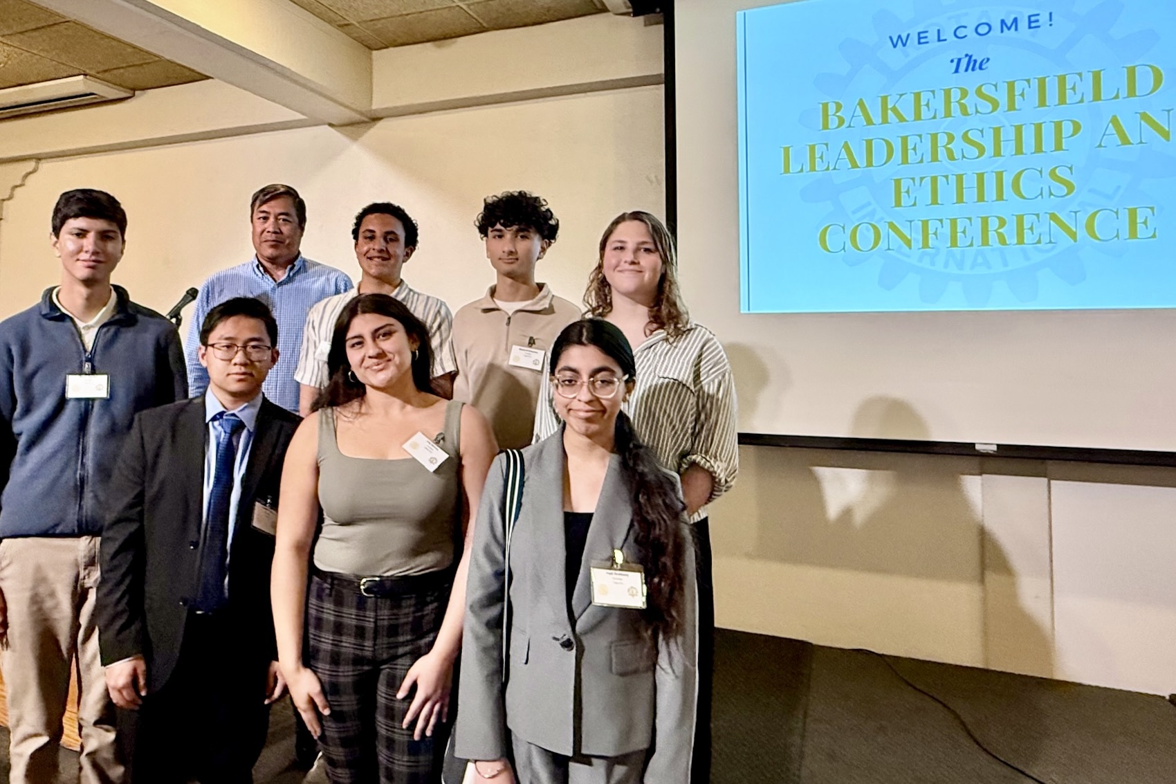 Stockdale High School students who attended the conference