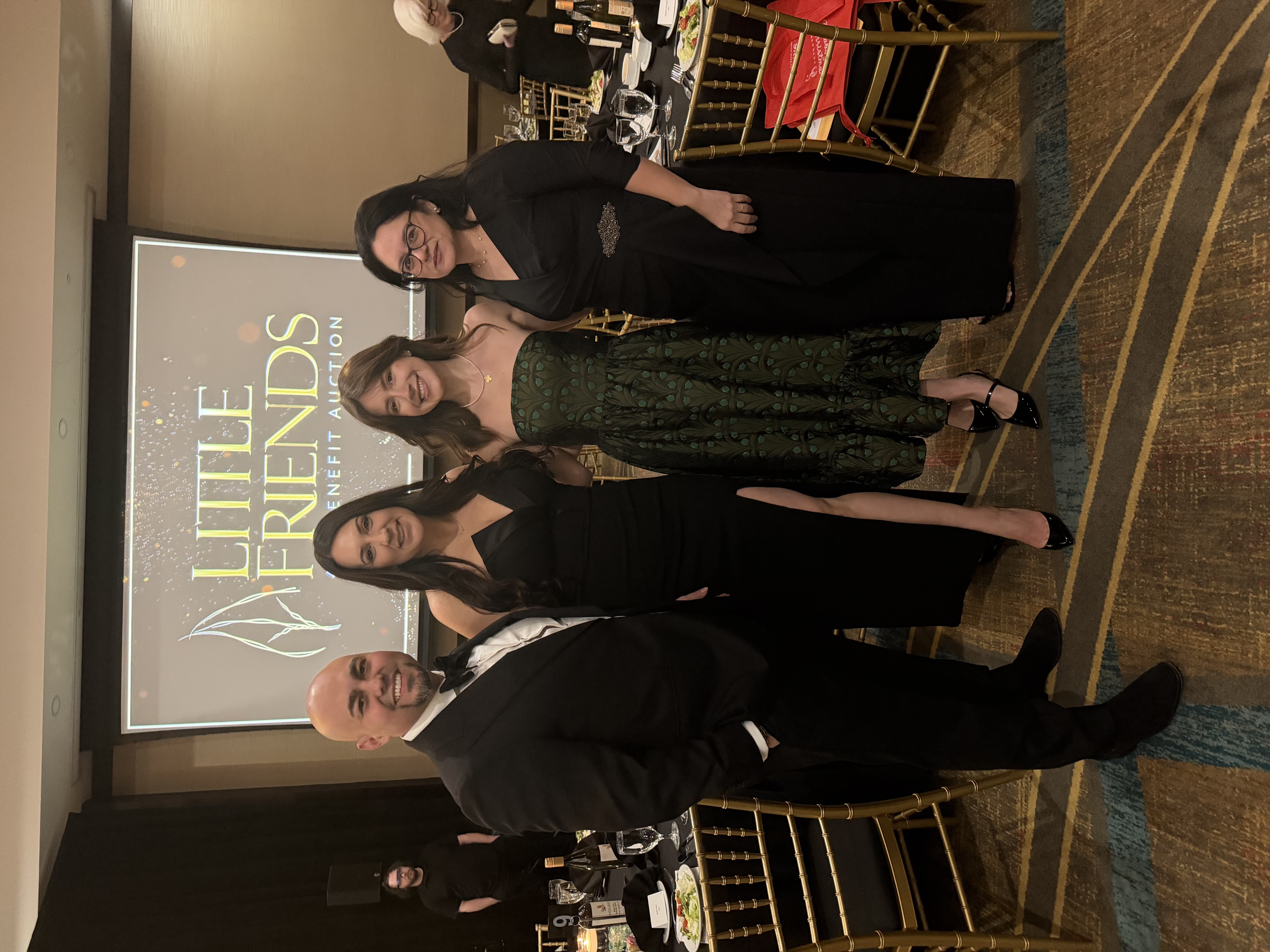Herb & Megan Martinez, Maria Lombardi and Sylvia Lopez at a Little Friends Benefit Auction
