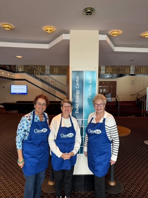Members ushering school students to their seats at the live performance at the Duke Energy Center for the Arts Mahaffey Theater