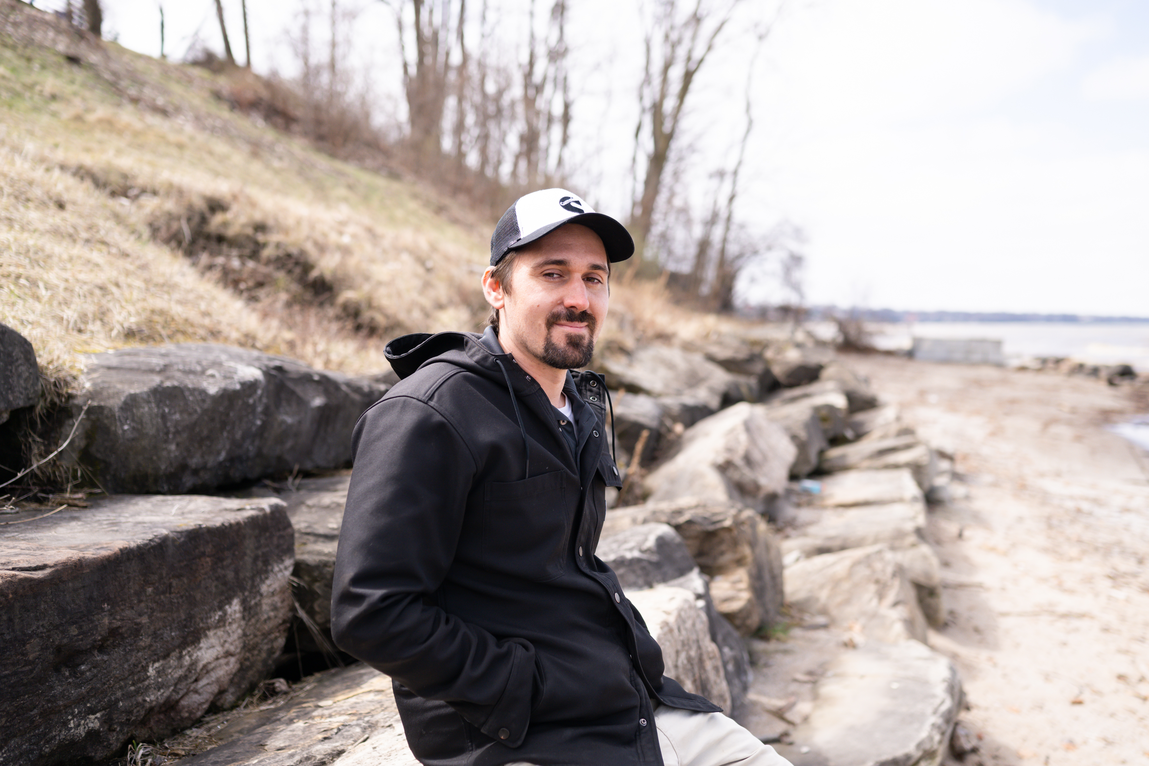 Zack, visiting Rocky River Park with Stroll Beach Cliff