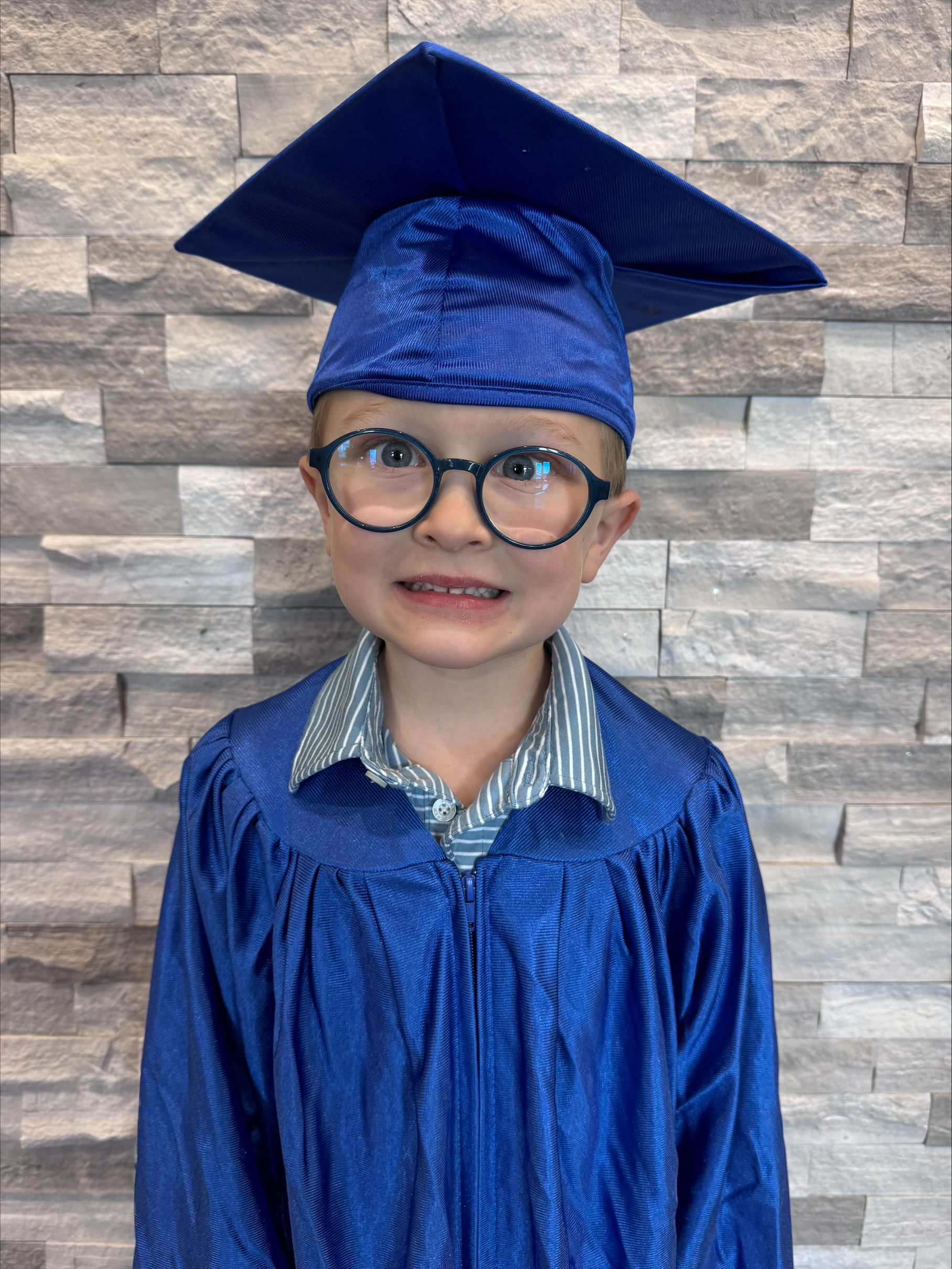 Blaze Lobaugh - Graduated from Goddard School of Rogers - He loves participating in Soccer Shots and Baller Bugs. He's heading to Central Park Elementary!