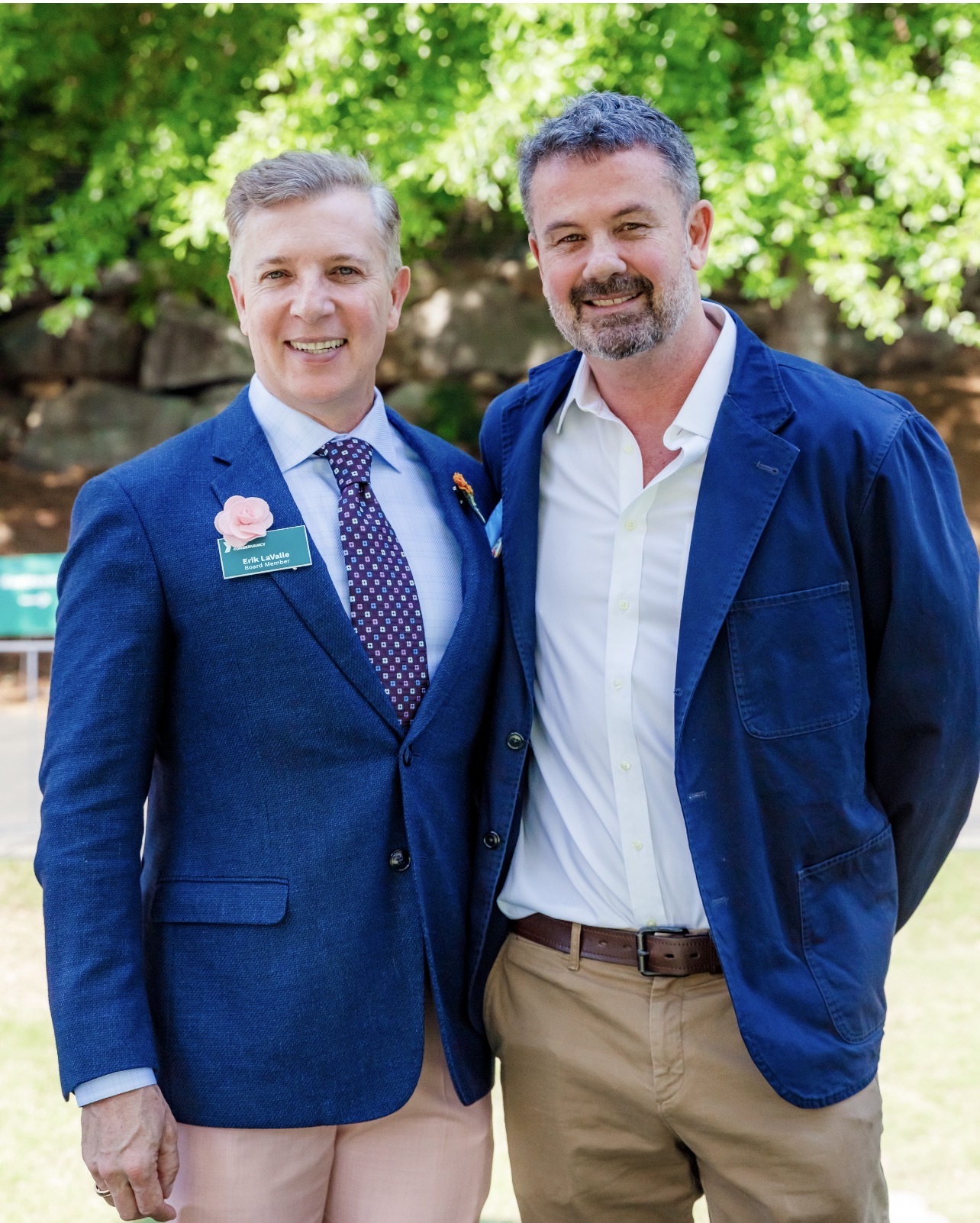Me with the ever-stylish and enigmatic Erik LaValle at the Piedmont Park Conservancy’s Landmark Luncheon.