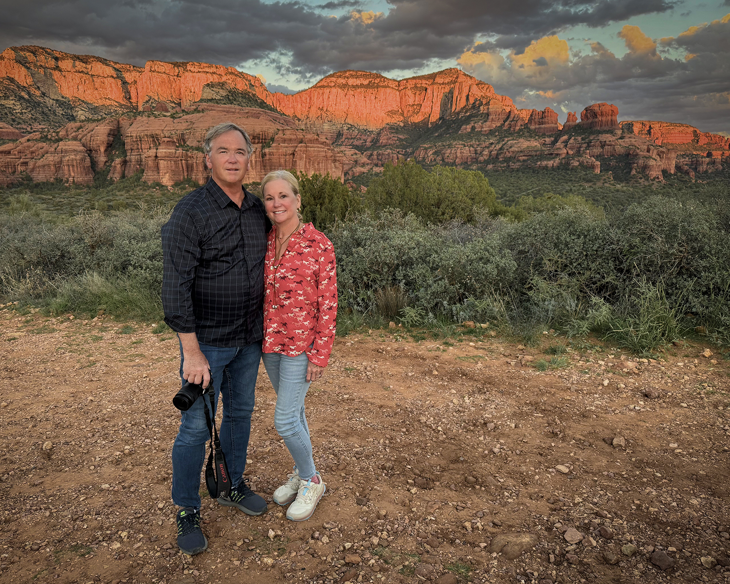 Jay & Christie in Sedona, Arizona