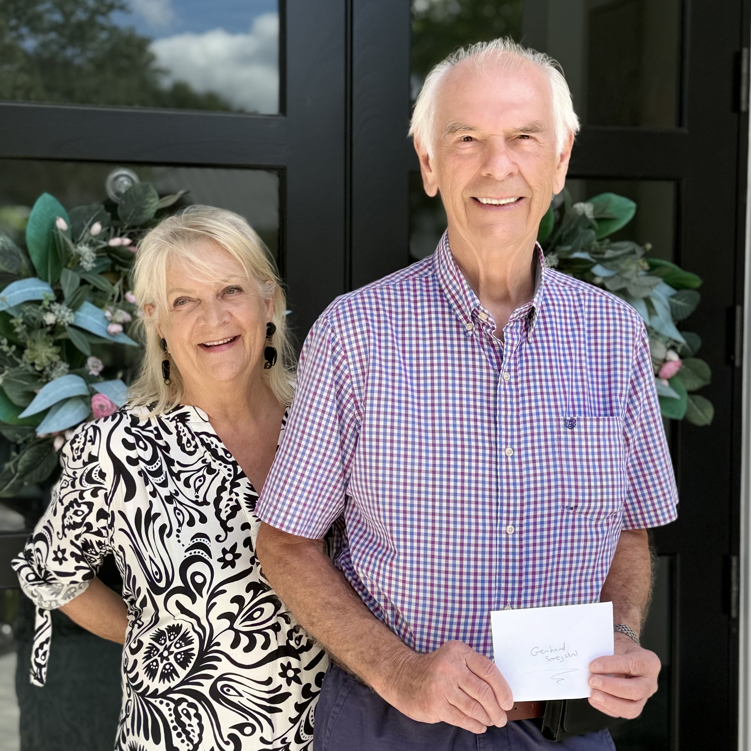 Gerhard Stejskal was the lucky winner of our Locate the Logo contest! Thank you, Florida's Finest Turf for donating the prize...a $50 Gift Card to Tidehouse Waterfront Restaurant!!