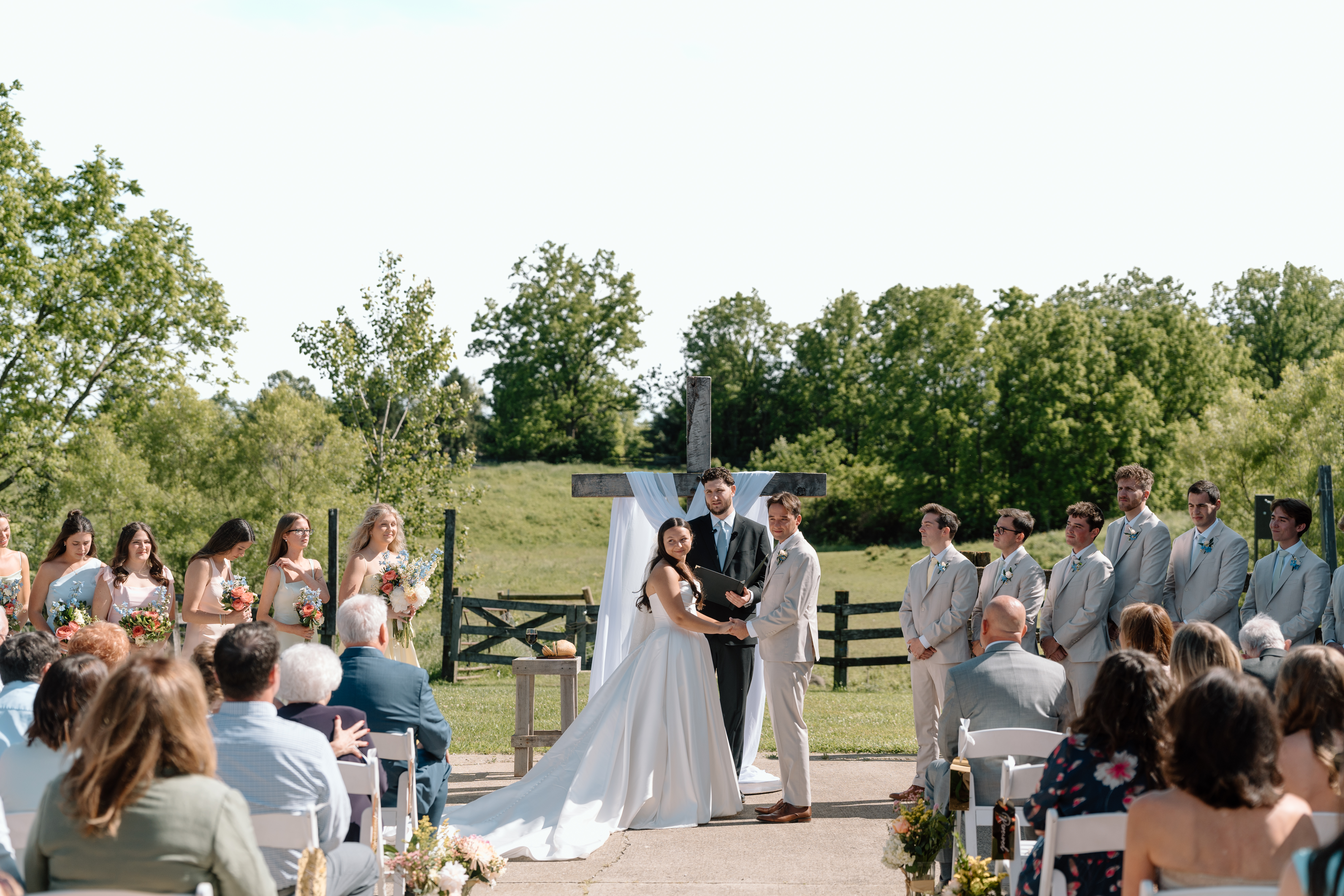 The Ceremony was held at the beautiful Harvest Hills in Delaware, Ohio.