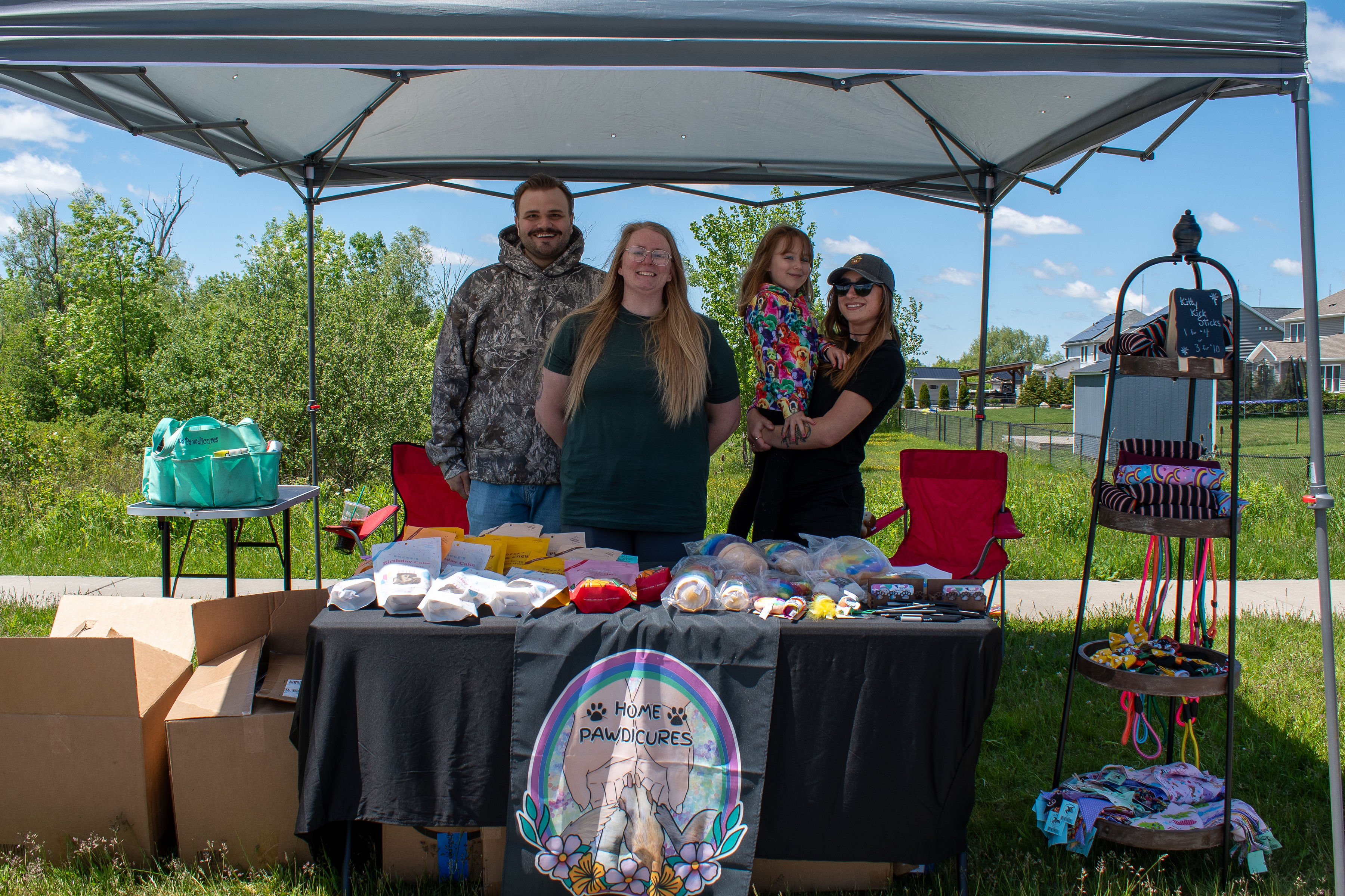 Brittany and her team were at our recent Pet Palooza Event and offered pet goodies and nail trims!