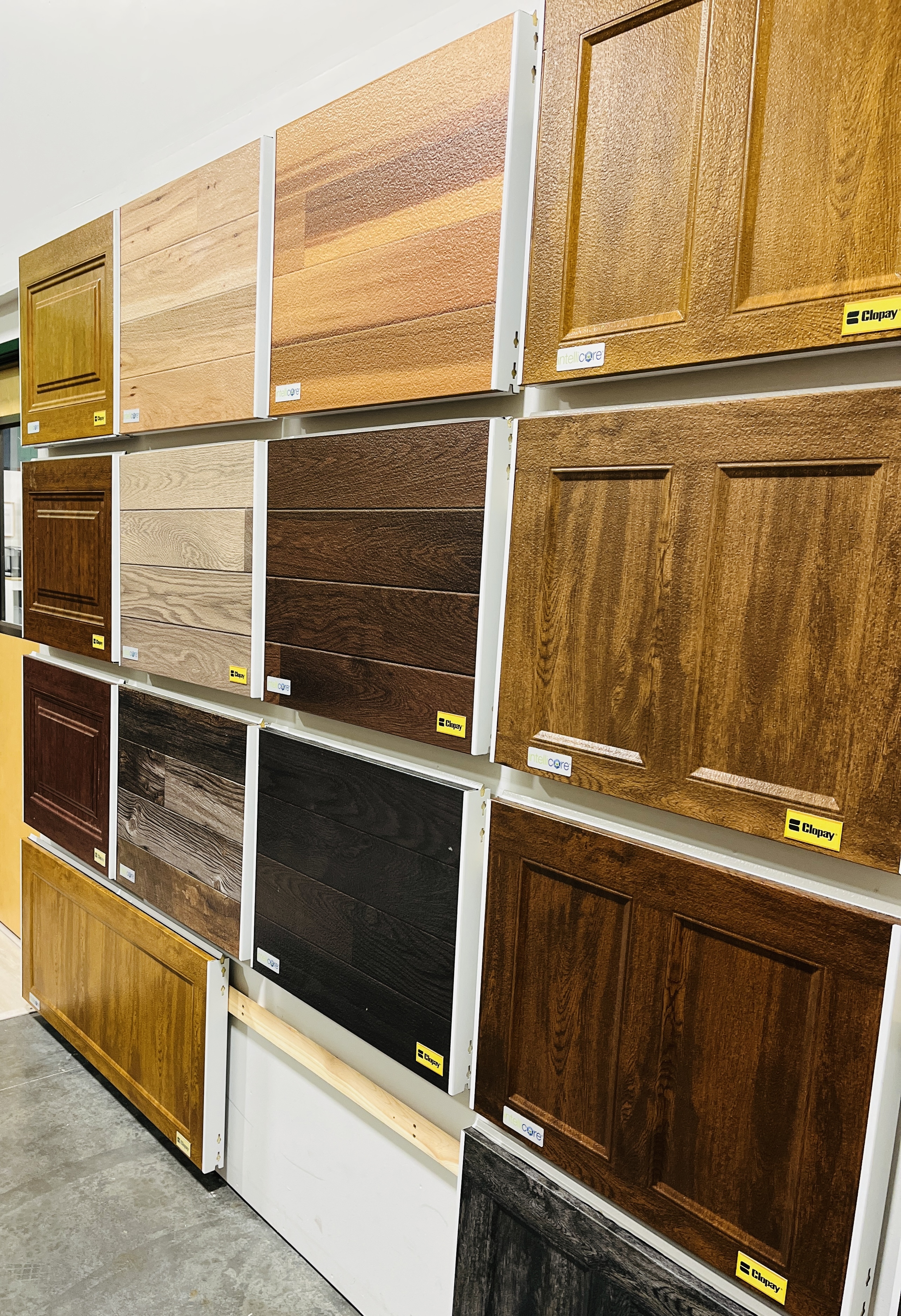 Explore a wide selection of garage door styles and finishes.