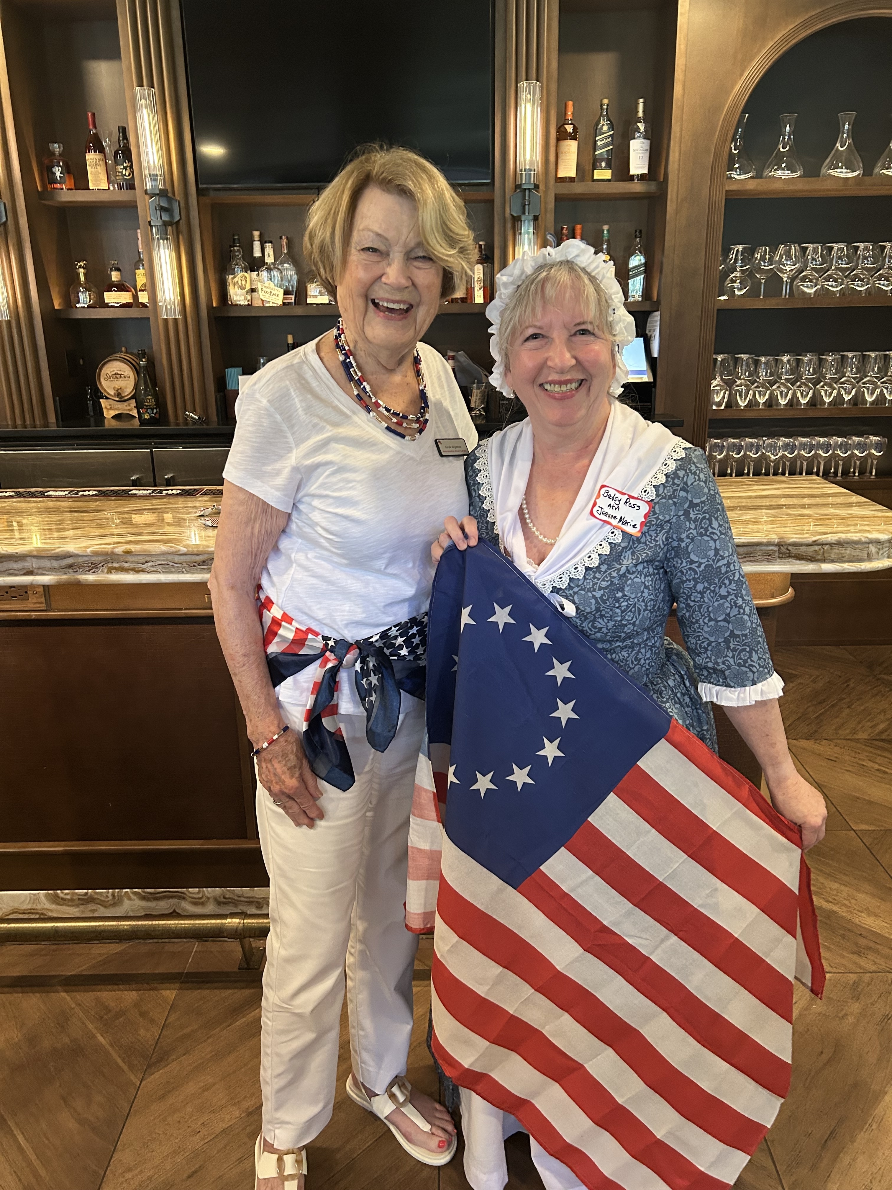 Carole Bergstrom and Jeanne Marie Stetler