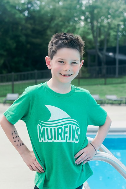 Luke just completed his third summer competing for the Muirfins.