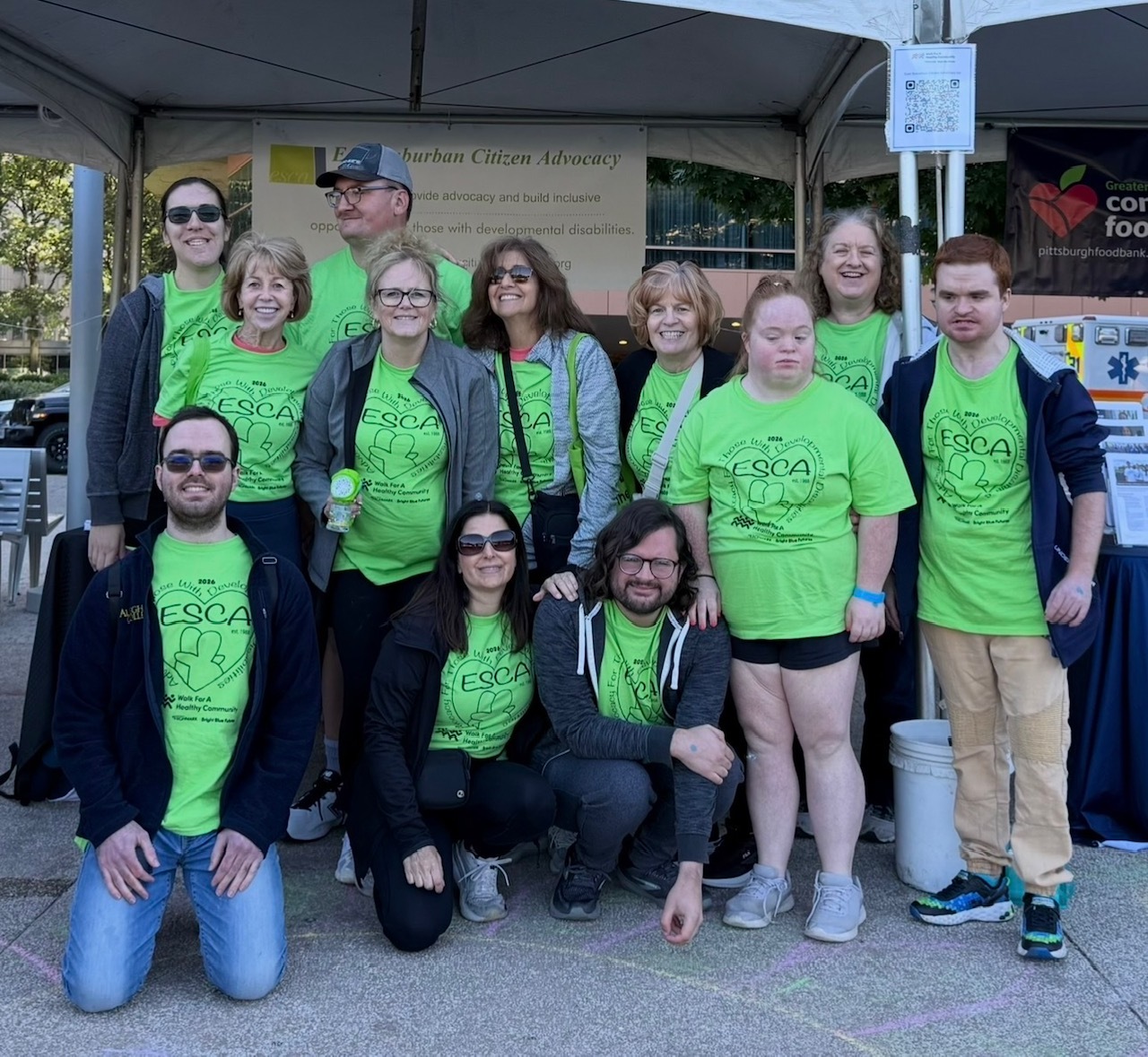 ESCA team at the Highmark Walk