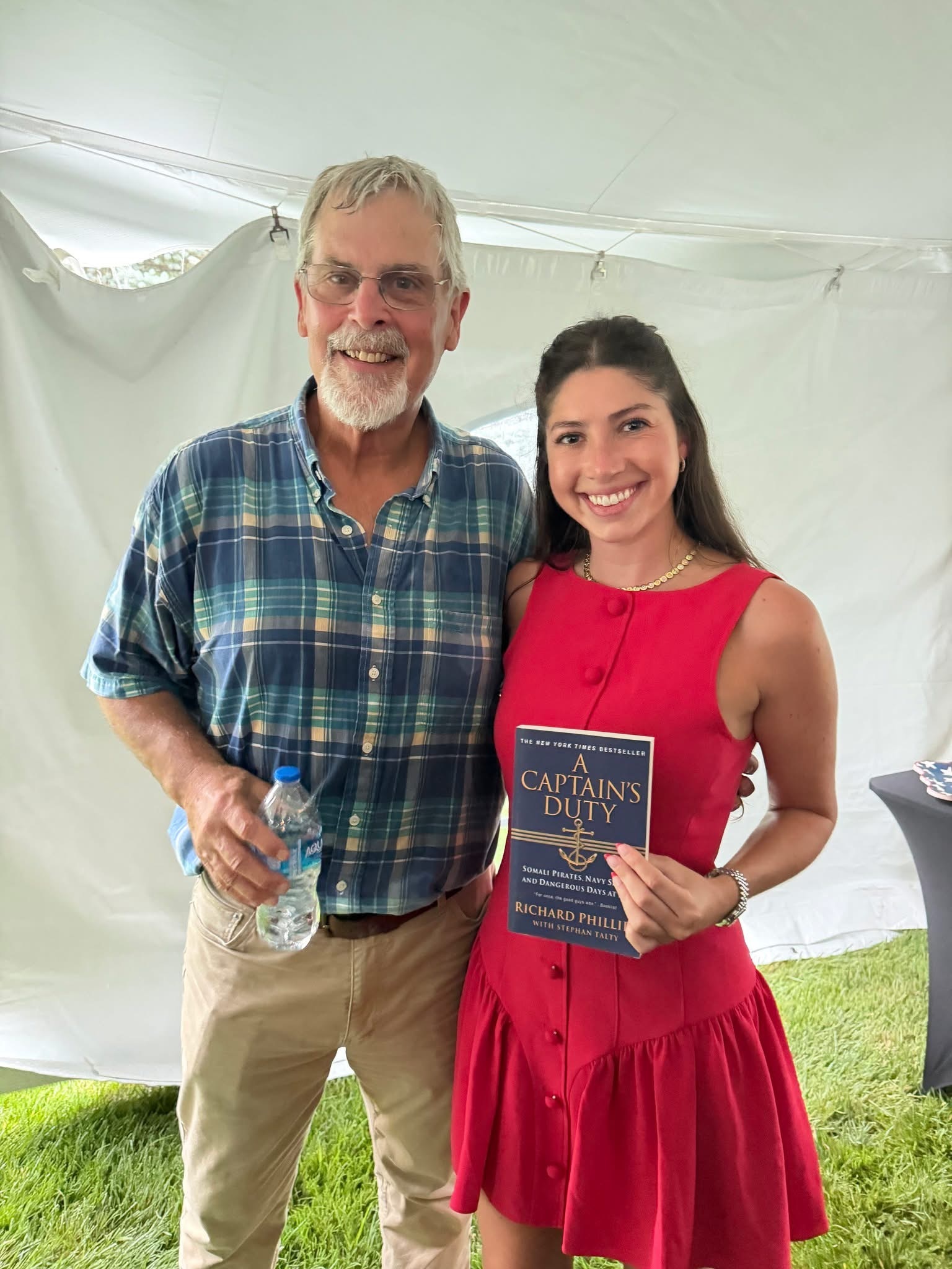 Captain Phillips and Alessandra Gesiotto