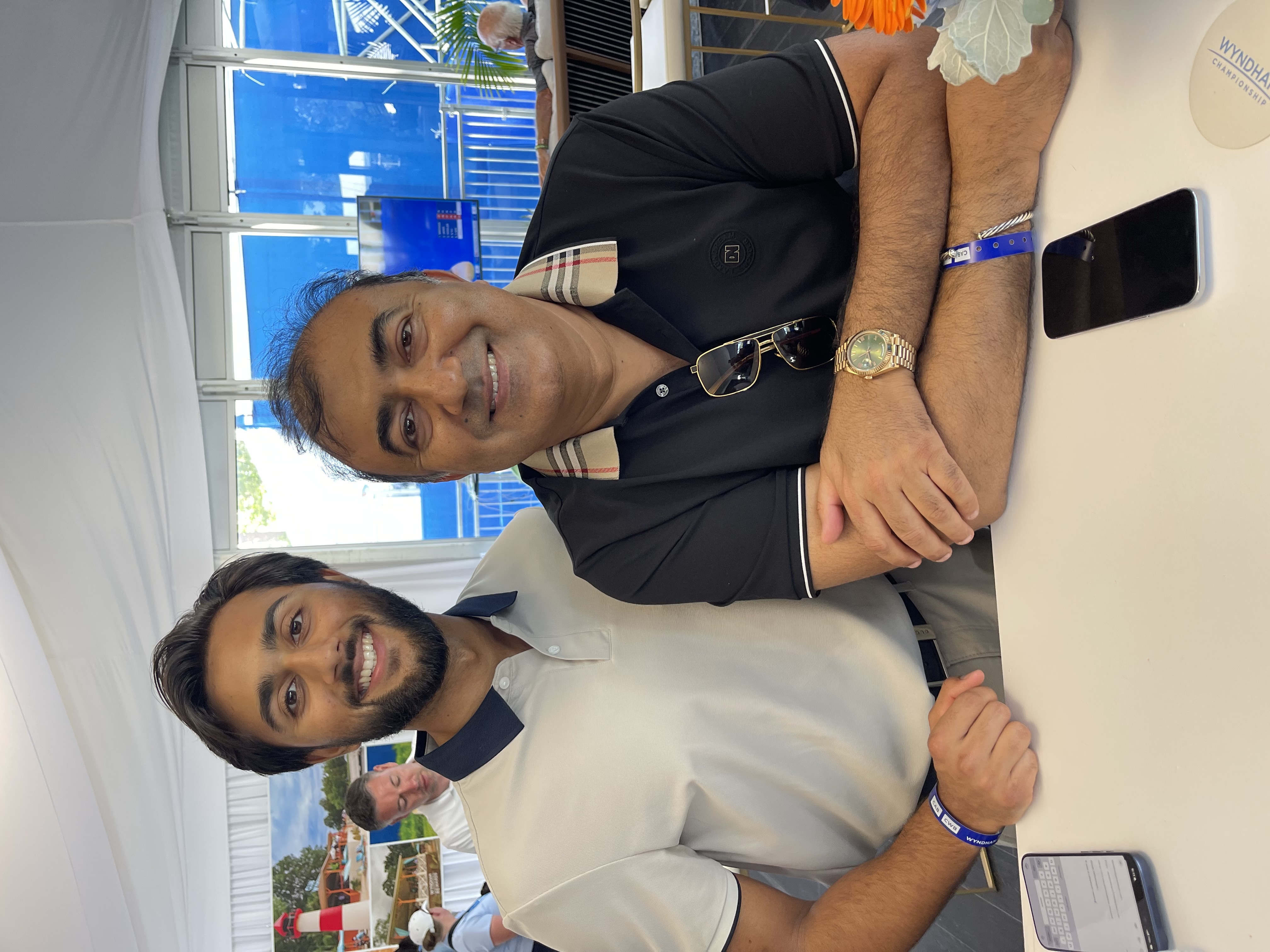 Ayaan with his father, Shahzad Akbar.