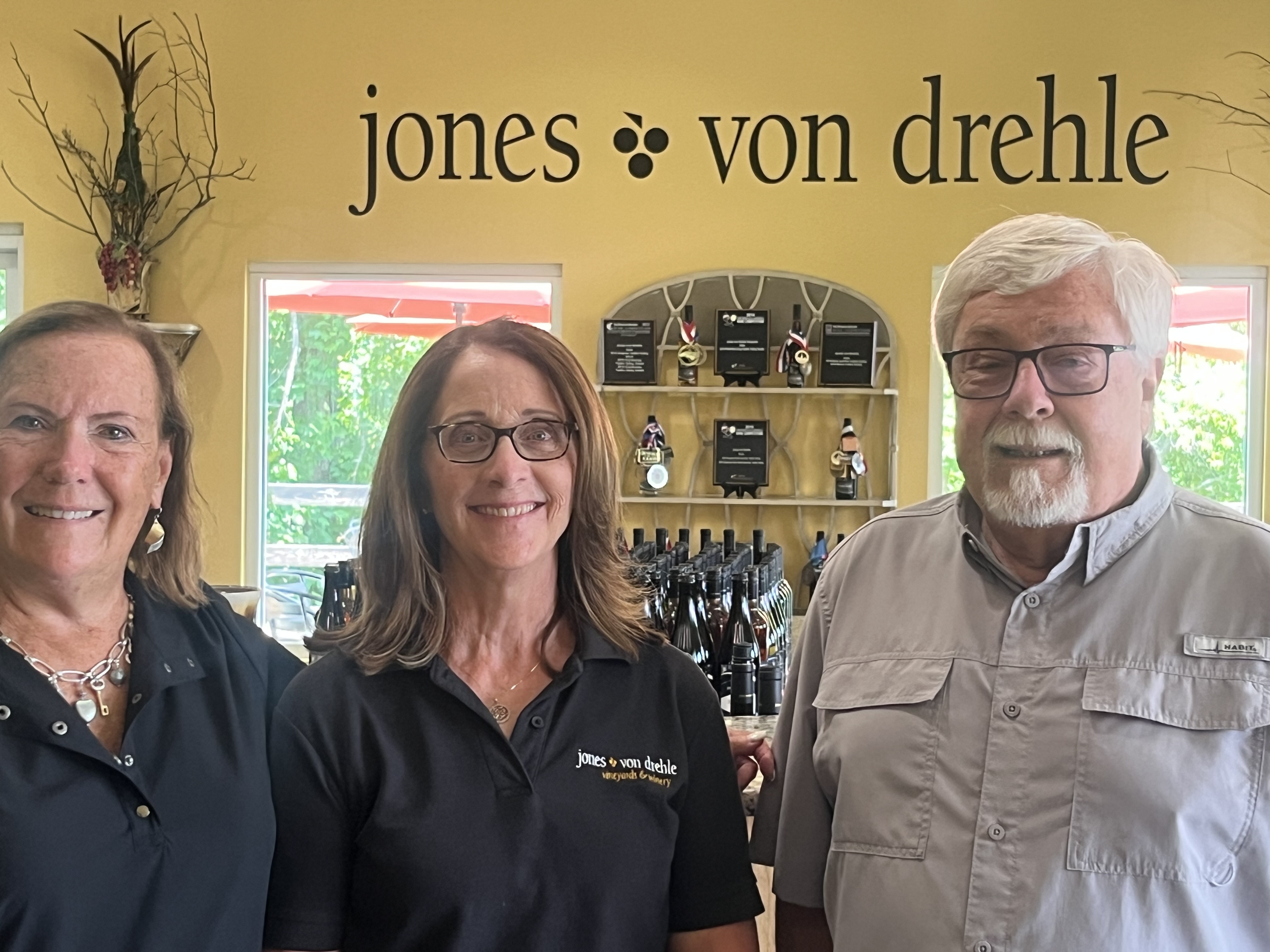 Cathie, Diana Jones and Bill