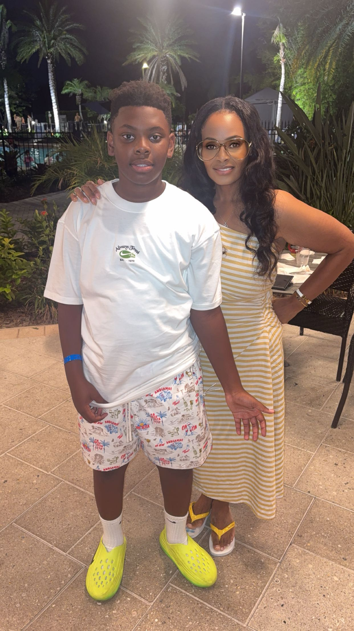Alexzandra and her son, Logan on vacation in Florida